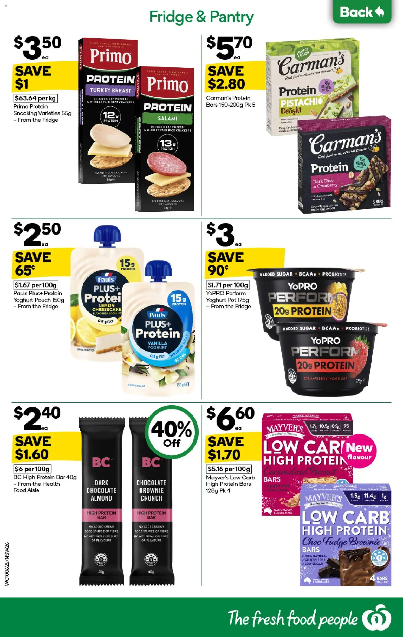 Woolworths catalogue - valid from 10.06.2026 | Page: 26 | Products: Yoghurt, Chocolate, Salami, Turkey