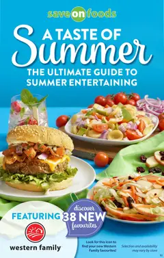 Preview of Save on foods flyer - A taste of summer from shop Save on foods valid from 11.06.2026