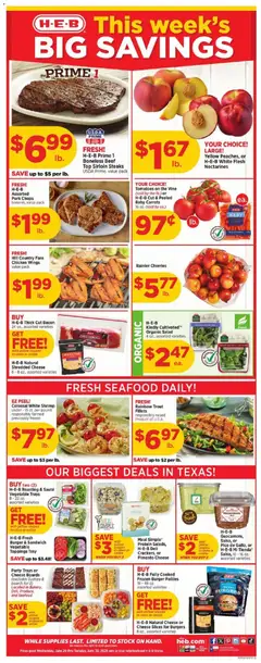 Preview of H-E-B weekly ads valid from 06/24/2026