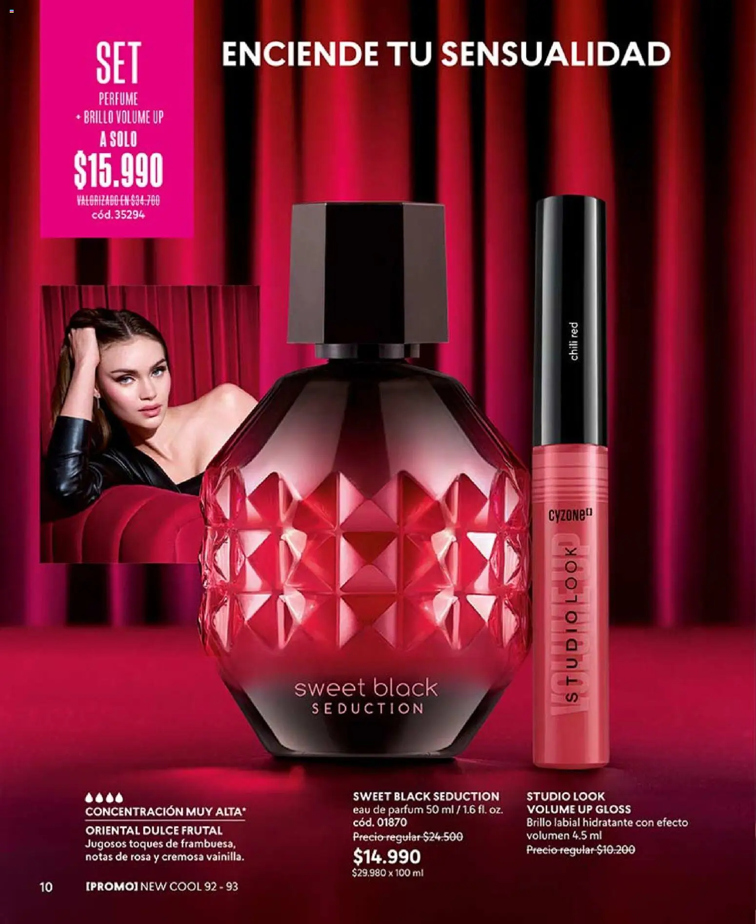 Catálogo CyZone Campaña 9 │ válido desde el 17.05.2026 | Página: 12 | Productos: Brillo, Perfume, Labial
