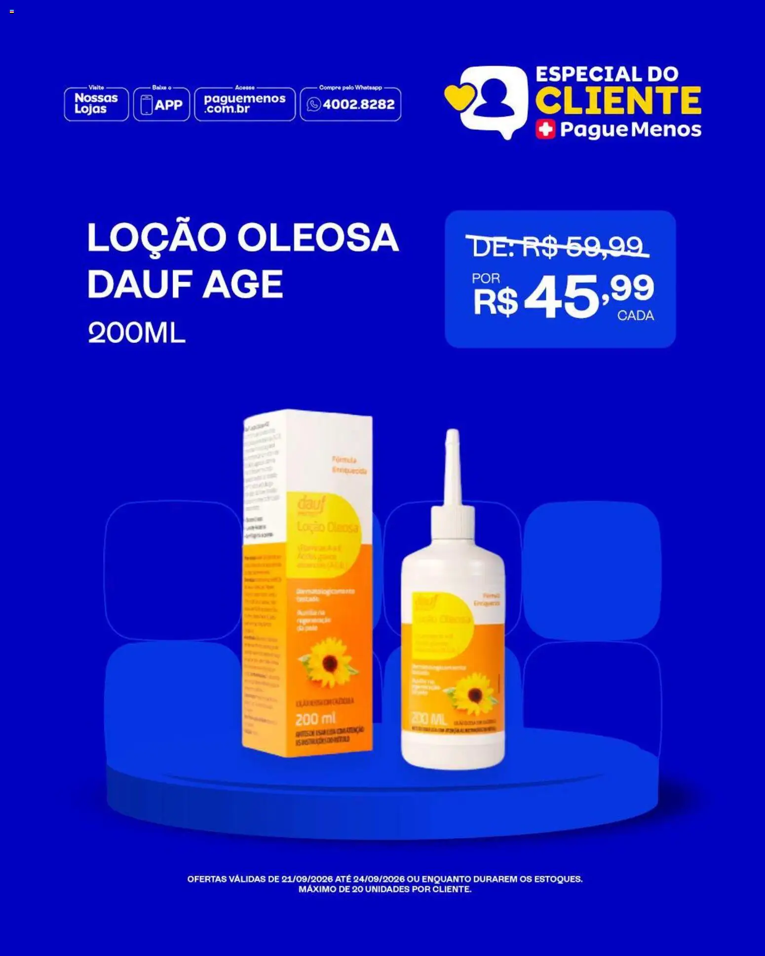 Pague Menos Folheto - válido de 21/09/2026 | Página: 6