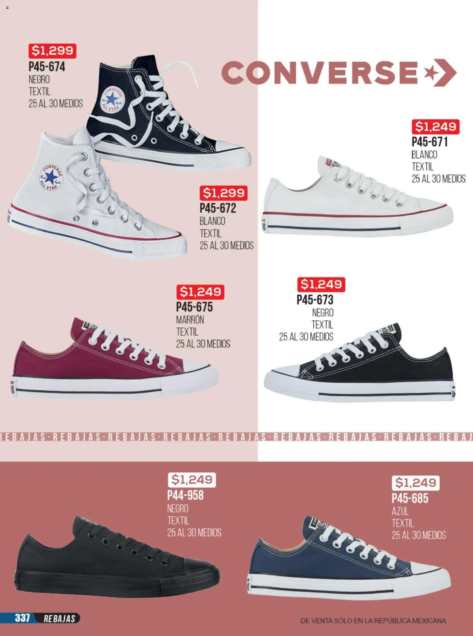 Nuevas ofertas de Cklass válidas en toda la República Mexicana desde el 23/06/2026. ¡Encuentra las mejores ofertas en Cklass catálogo Rebajas sobre rebajas calzado! | Página: 338
