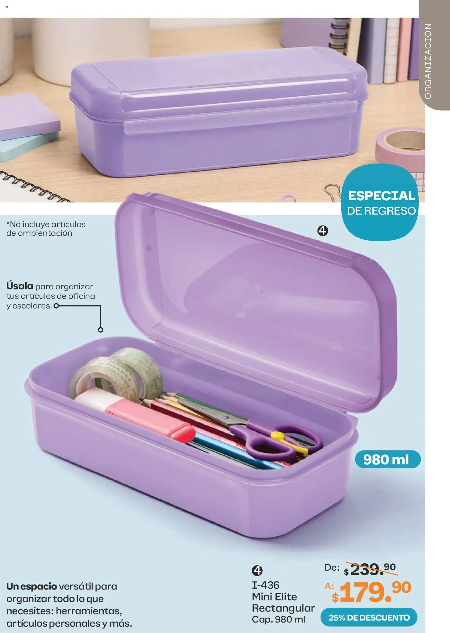 Nuevas ofertas de Tupperware válidas en toda la República Mexicana desde el 10/08/2026. ¡Encuentra las mejores ofertas en Tupperware catálogo! | Página: 41
