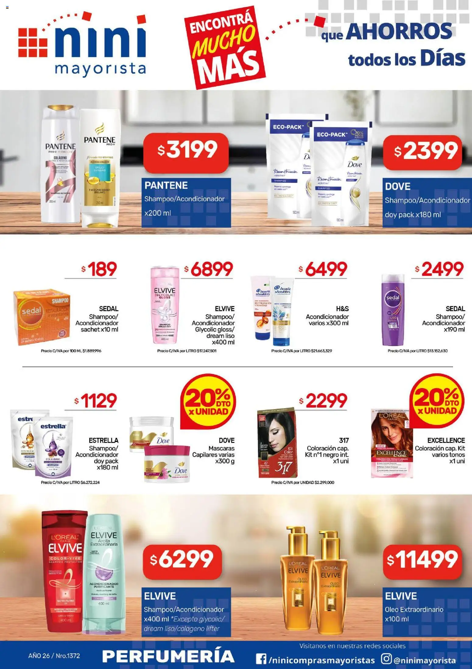 NINI Mayorista ofertas │ válido desde el 10/08/2026 | Página: 2 | Productos: Shampoo, Acondicionador, Brillo