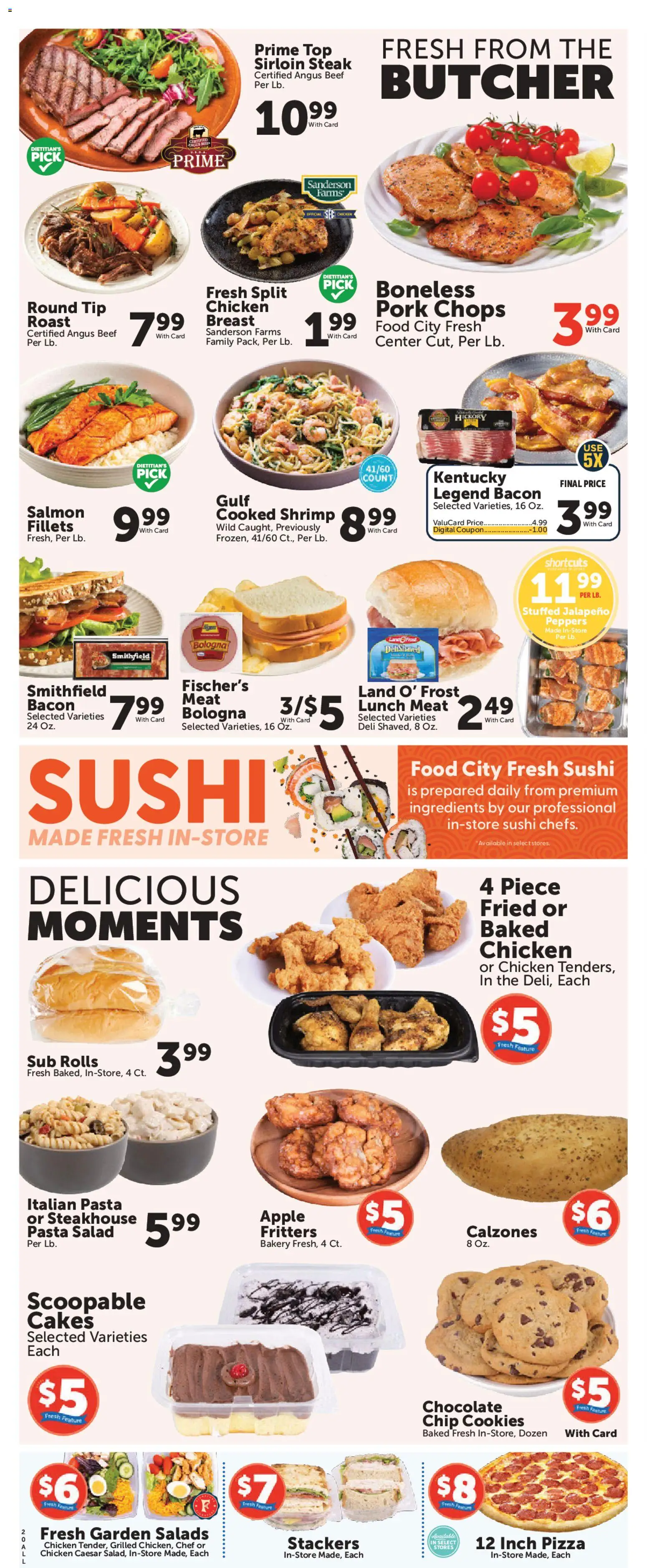 Food City Weekly Ad - valid from 09/30/2026 | Page: 4 | Products: Meat, Pork, Cookies, Steak