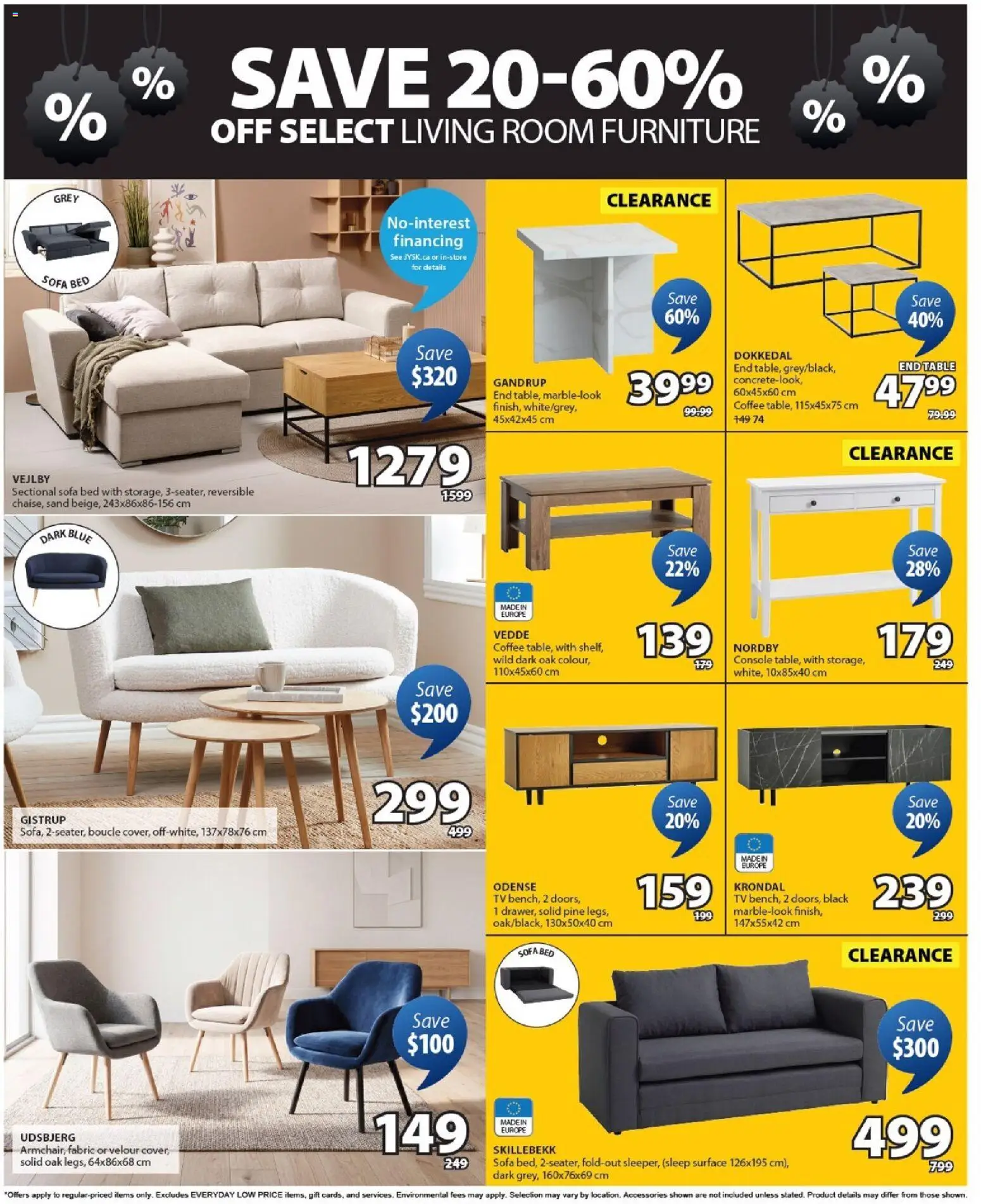 JYSK flyer valid from Jul 2, 2026 | Page: 9 | Products: Tv, Bed, Table, Coffee