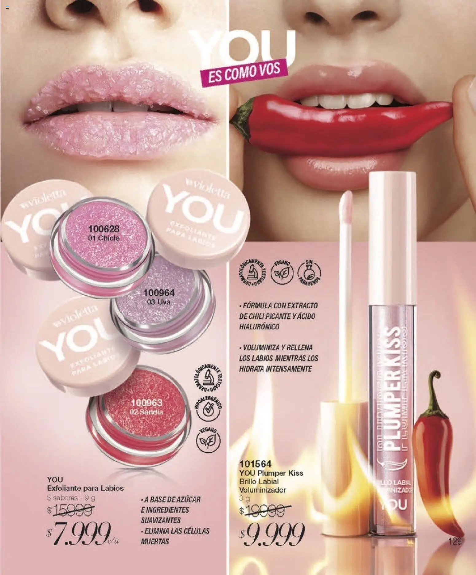 Violetta - Violetta Cosméticos │ válido desde el 30/03/2026 | Página: 129 | Productos: Azucar, Ingredientes, Exfoliante, Chicle