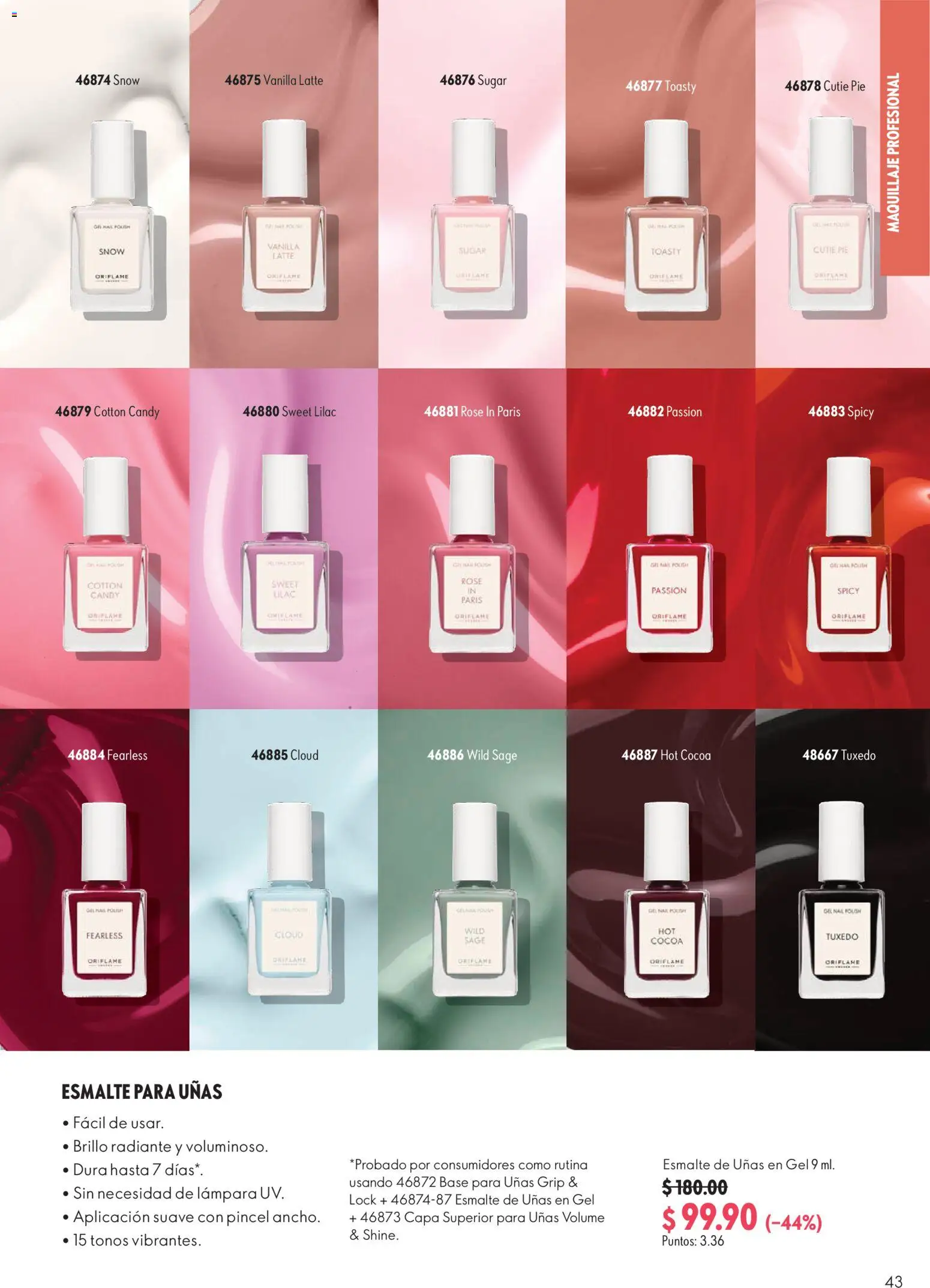 Nuevas ofertas de Oriflame válidas en toda la República Mexicana desde el 24/10/2026. ¡Encuentra las mejores ofertas en Oriflame Buen Mes! | Página: 43