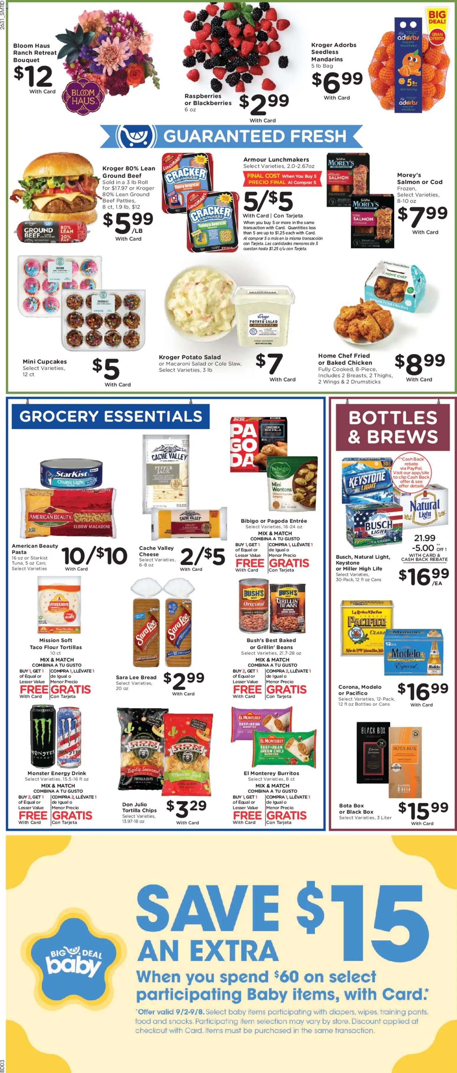 Smith's Weekly Ad - valid from 09/02/2026 | Page: 7 | Products: Turkey, Potato salad, Chicken, Tortilla chips