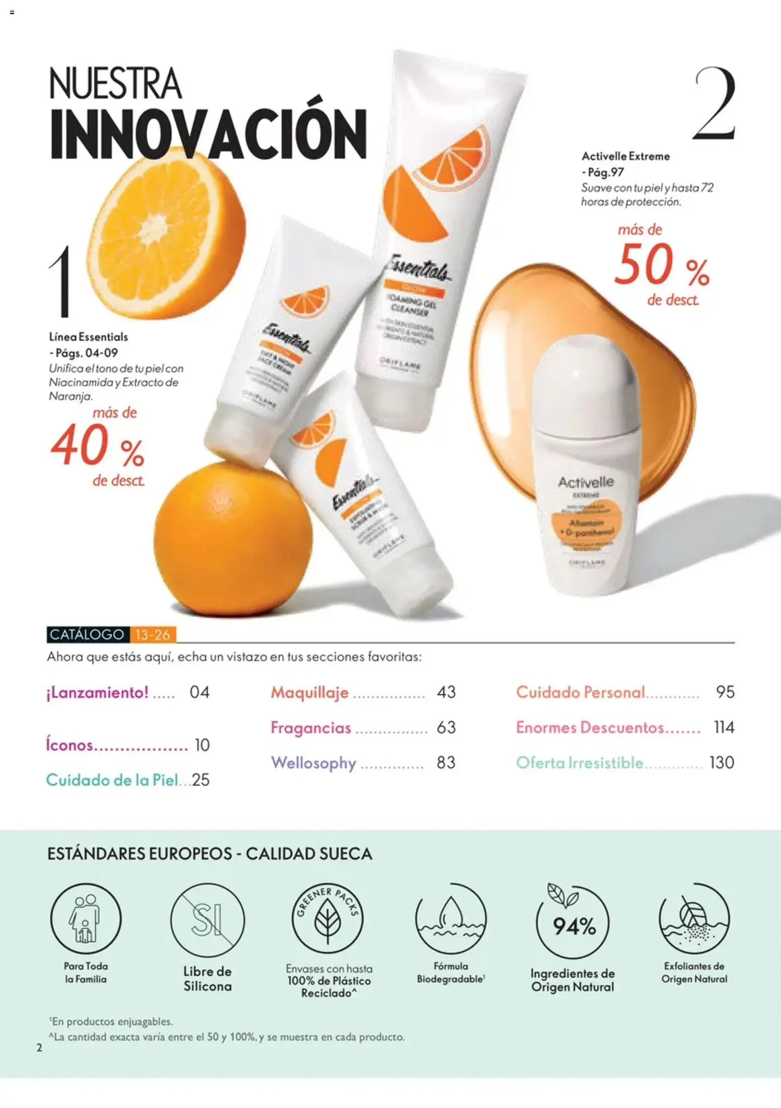 Nuevas ofertas de Oriflame válidas en toda la República Mexicana desde el 12/09/2026. ¡Encuentra las mejores ofertas en Oriflame campaña 13 2026! | Página: 2