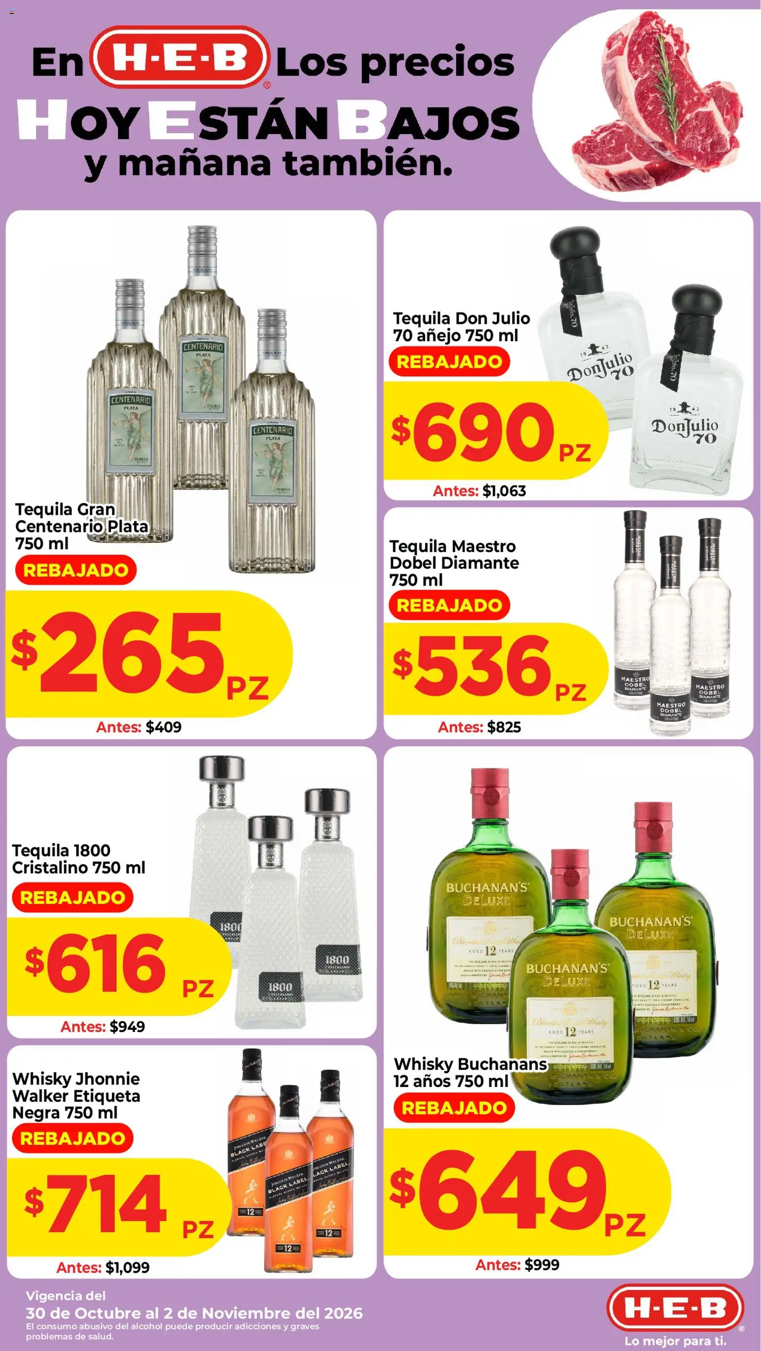 Nuevas ofertas de H-E-B válidas en toda la República Mexicana desde el 30/10/2026. ¡Encuentra las mejores ofertas en H-E-B folleto! | Página: 6