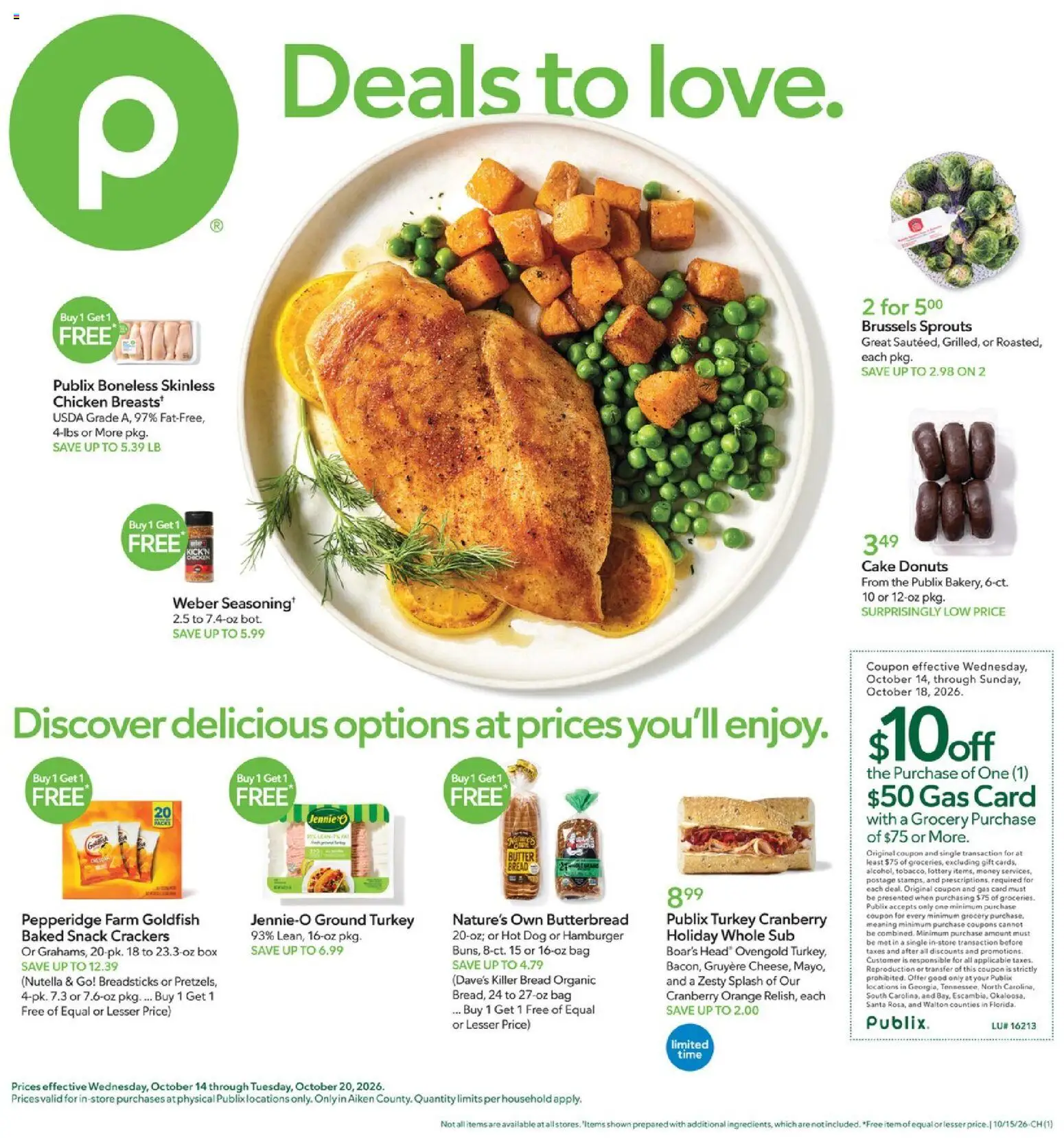 Publix Weekly Ad - valid from 10/14/2026 | Page: 1