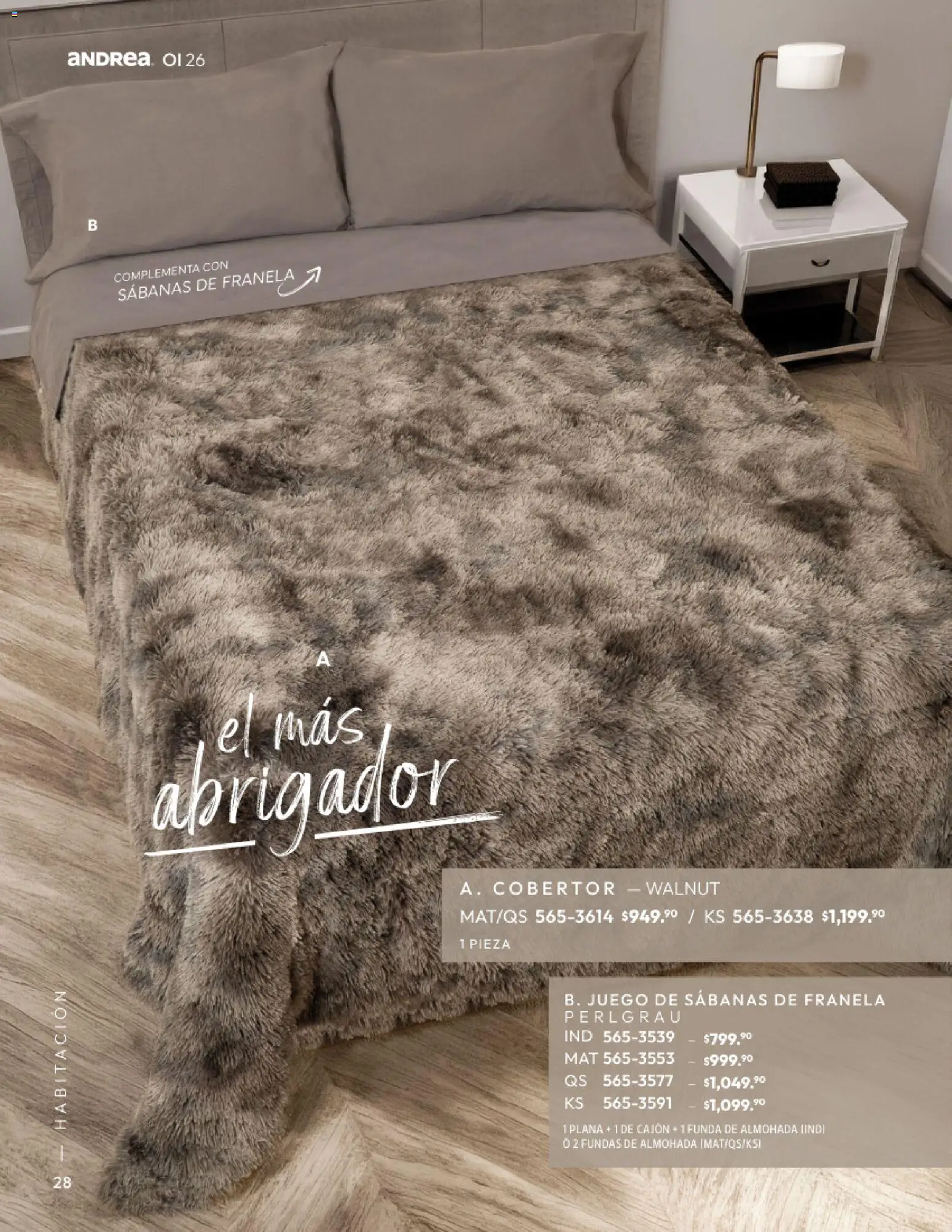 Nuevas ofertas de Andrea válidas en toda la República Mexicana desde el 01/09/2026. ¡Encuentra las mejores ofertas en Andrea catálogo Home! | Página: 28