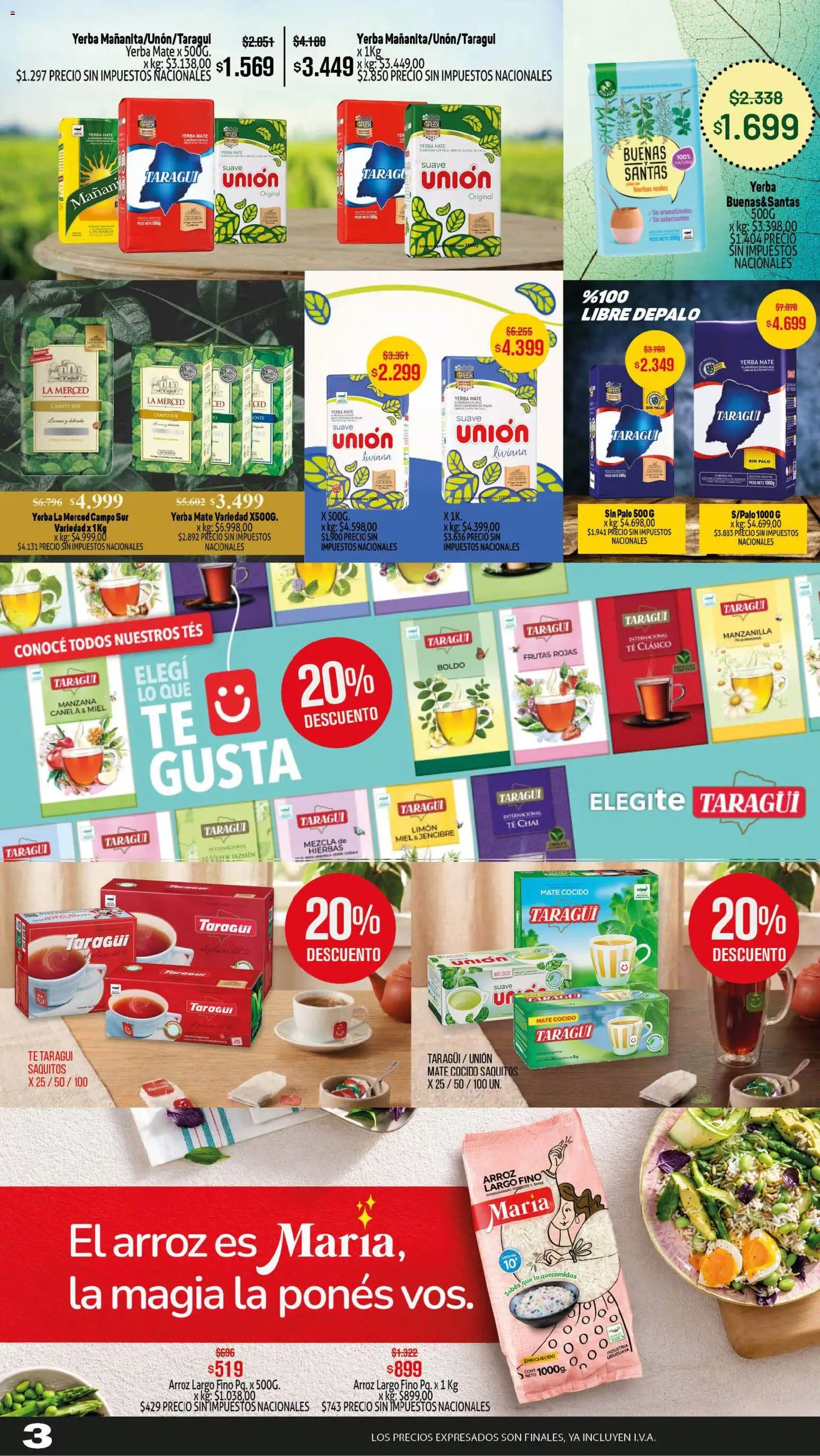 Makro ofertas │ válido desde el 14.05.2026 | Página: 3 | Productos: Mate, Yerba, Manzana, Arroz
