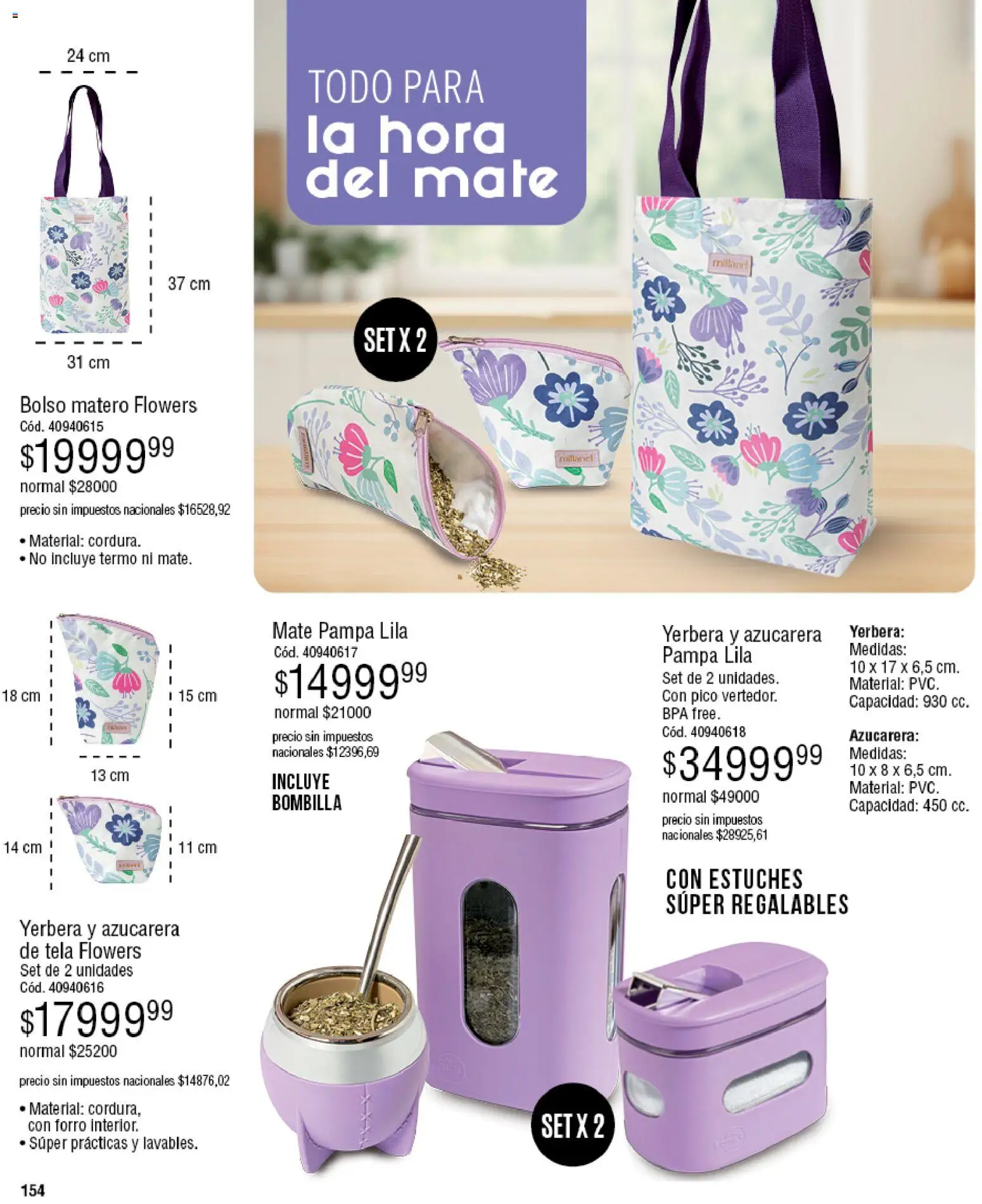 Millanel - Catálogo │ válido desde el 30/03/2026 | Página: 154 | Productos: Pico, Termo, Azucarera, Bombilla