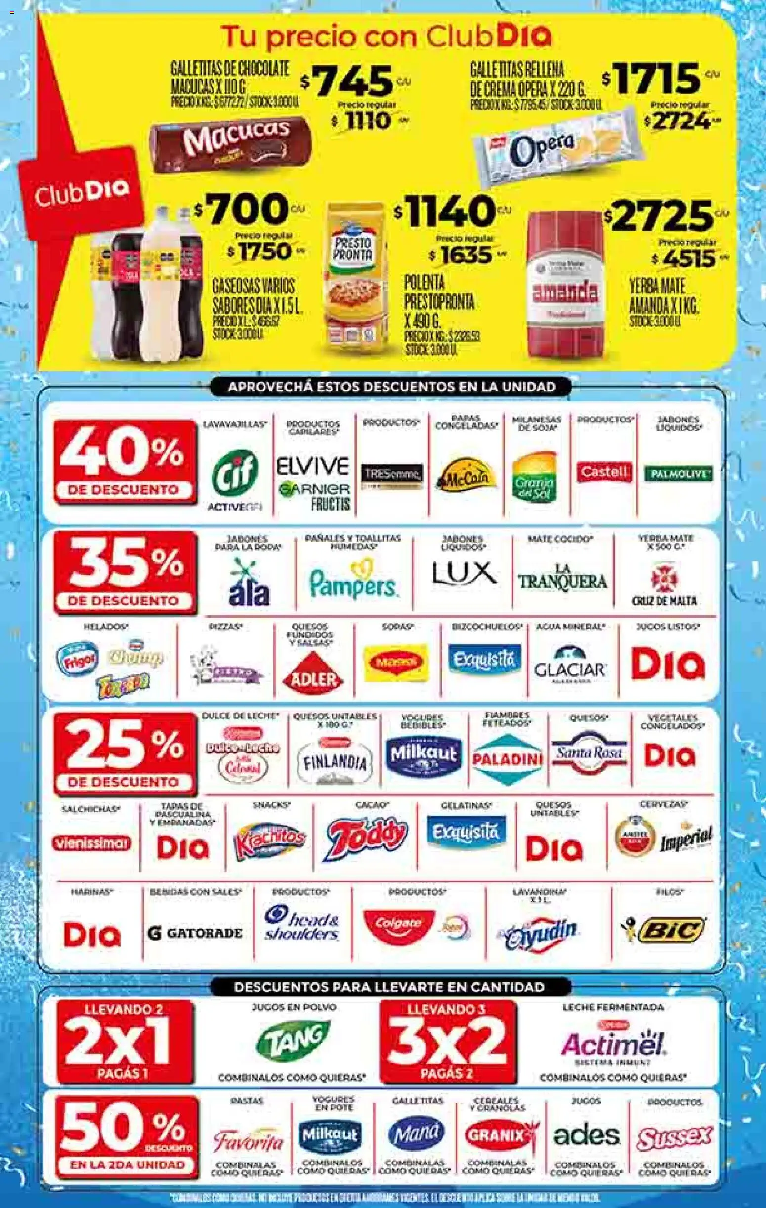 Dia - Ofertas - Excluye Salta y Jujuy │ válido desde el 06.05.2026 | Página: 2 | Productos: Polvo, Salchicha, Polenta, Crema