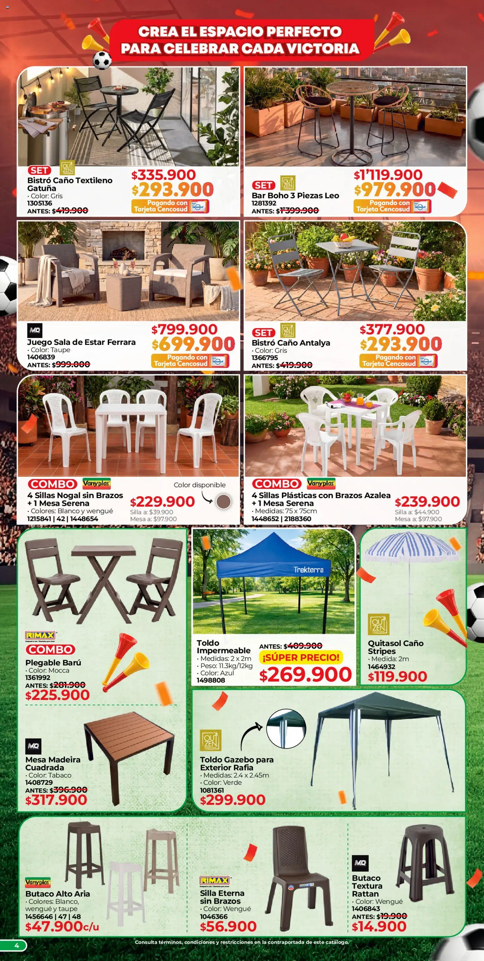 Easy revista - valida desde el 16.03.2026 | Página: 4 | Productos: Peso, Juego, Mesa, Silla