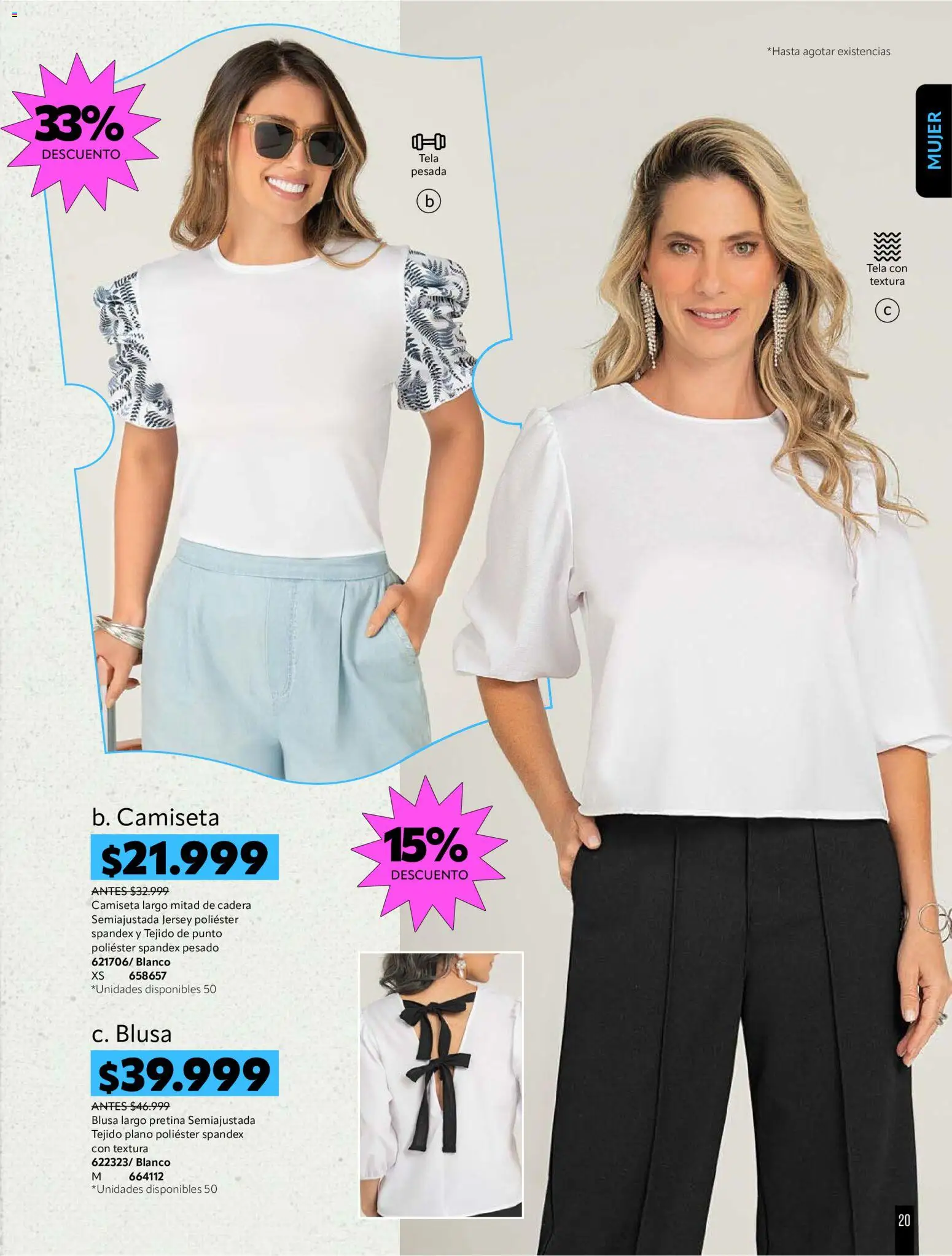 Pacifika revista - valida desde el 21/07/2026 | Página: 184 | Productos: Camiseta, Blusa