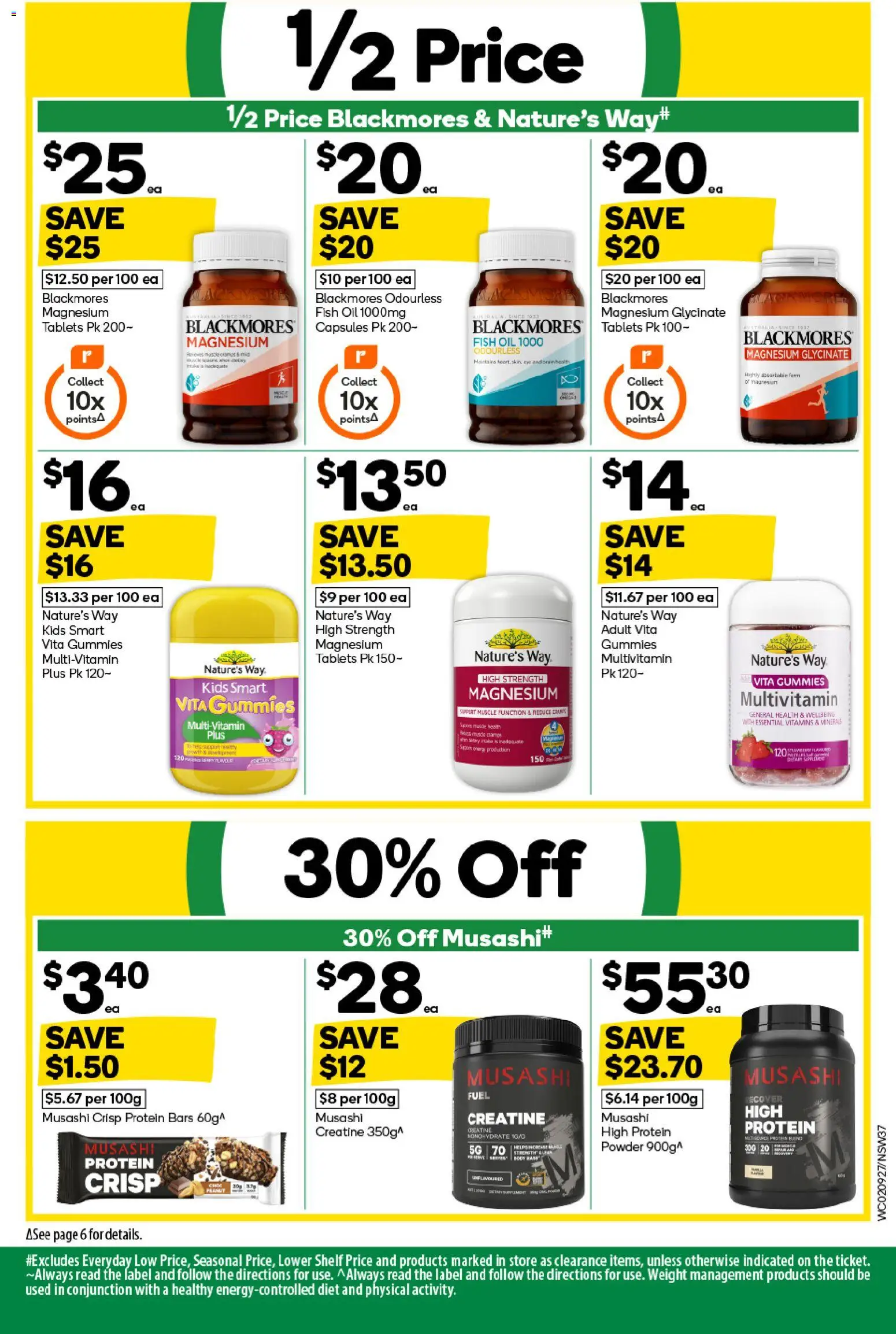 Woolworths catalogue - valid from 02/09/2026 | Page: 37 | Products: Protein, Oil, Fish, Tablets