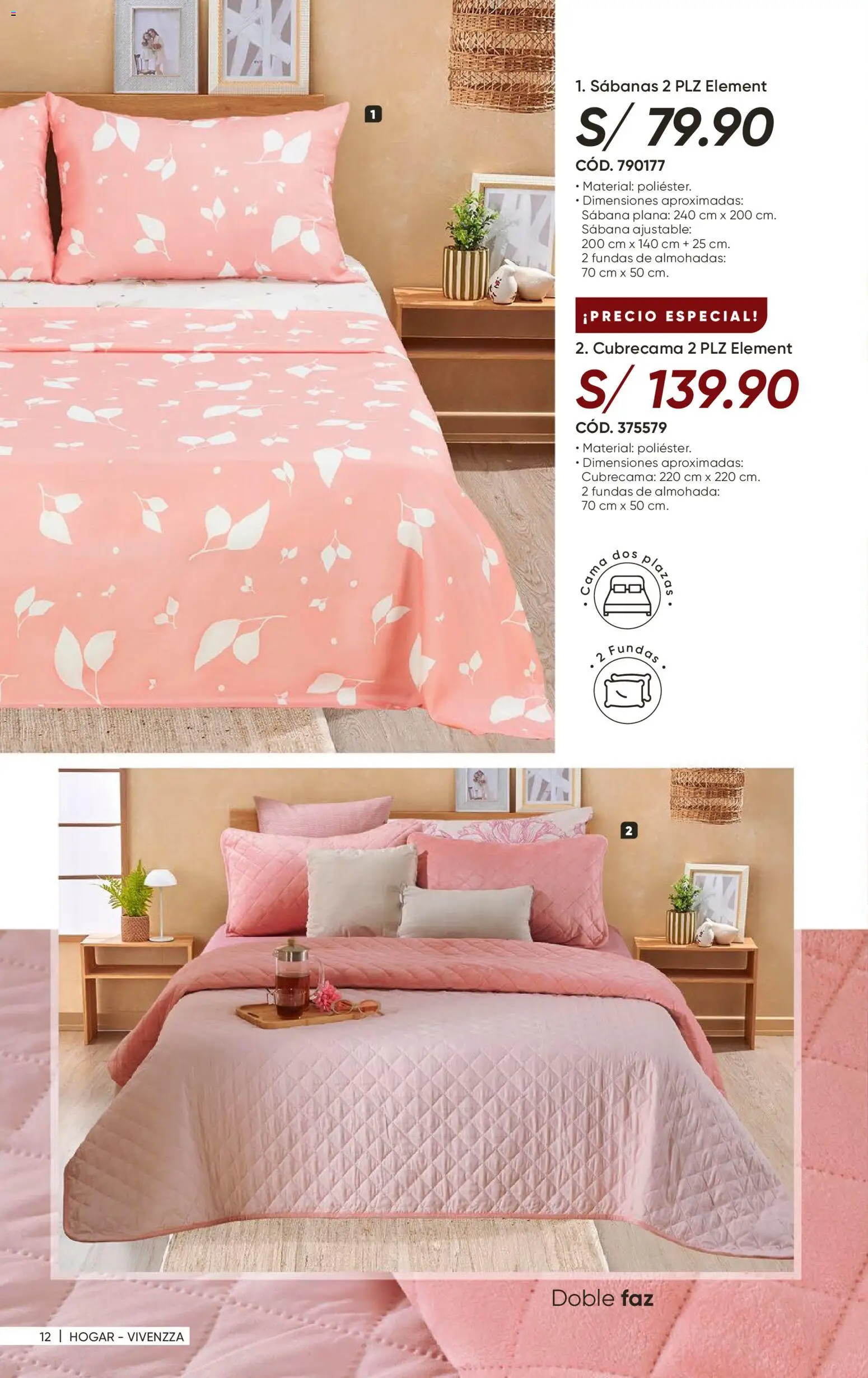 Catálogo Azzorti válido desde 14/08/2026 | Página: 14 | Productos: Cama, Almohada