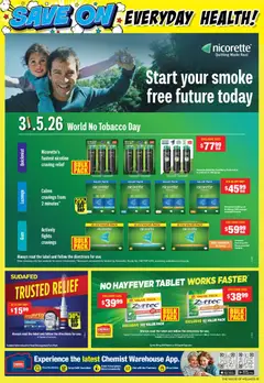 Preview of Chemist Warehouse catalogue - valid from 11.05.2026 | Page: 15 | Products: Gum, Moisturiser, Tablet, Allergy
