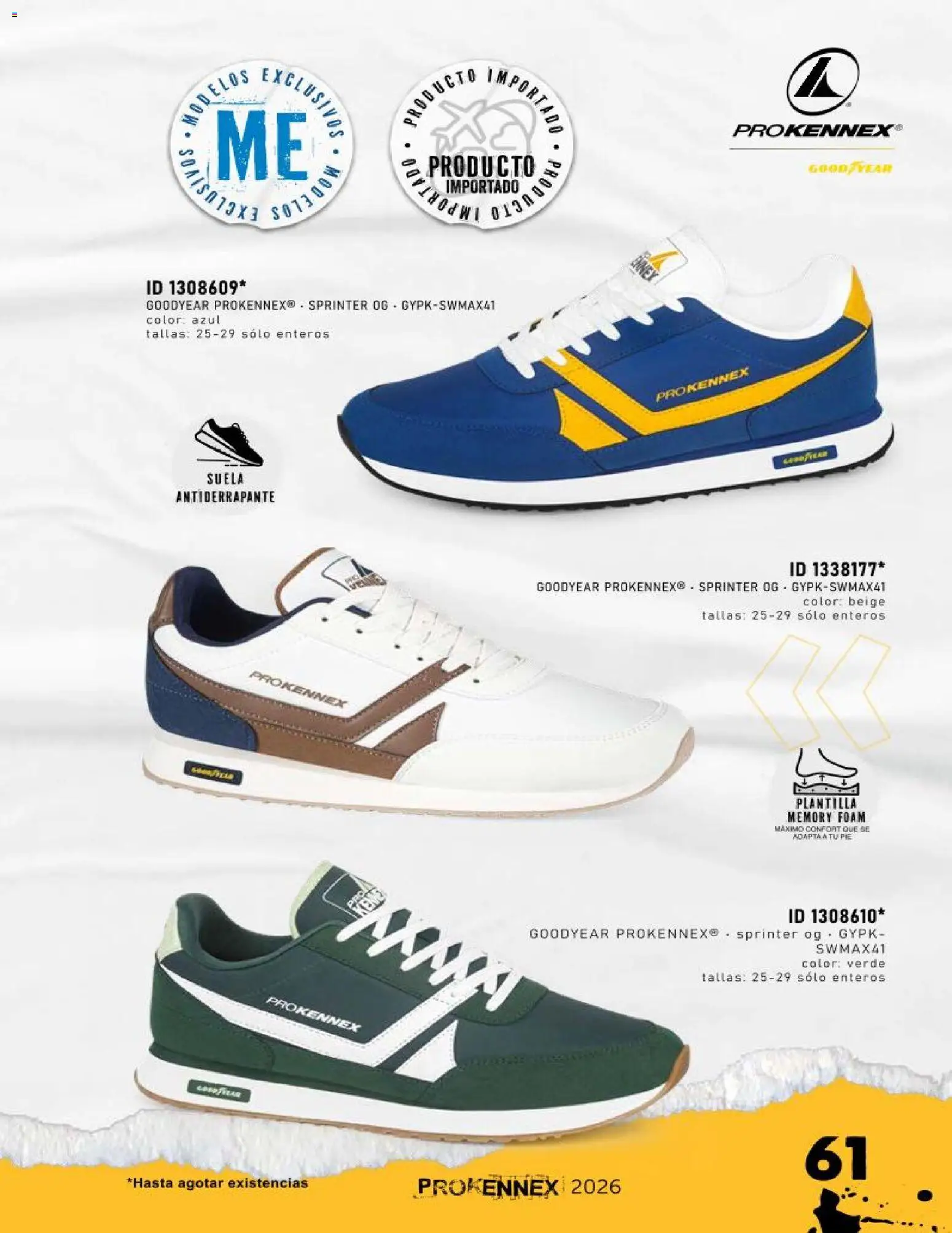 Nuevas ofertas de Price Shoes válidas en toda la República Mexicana desde el 15/09/2026. ¡Encuentra las mejores ofertas en Price Shoes catálogo Prokennex! | Página: 61