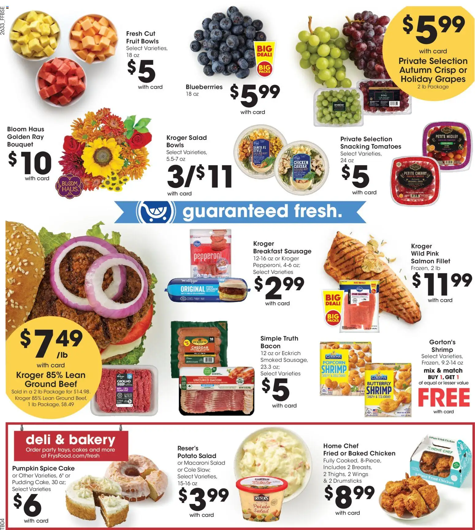 Fry's Food Weekly Ad - valid from 09/16/2026 | Page: 12 | Products: Shrimp, Pork, Salad, Blueberries