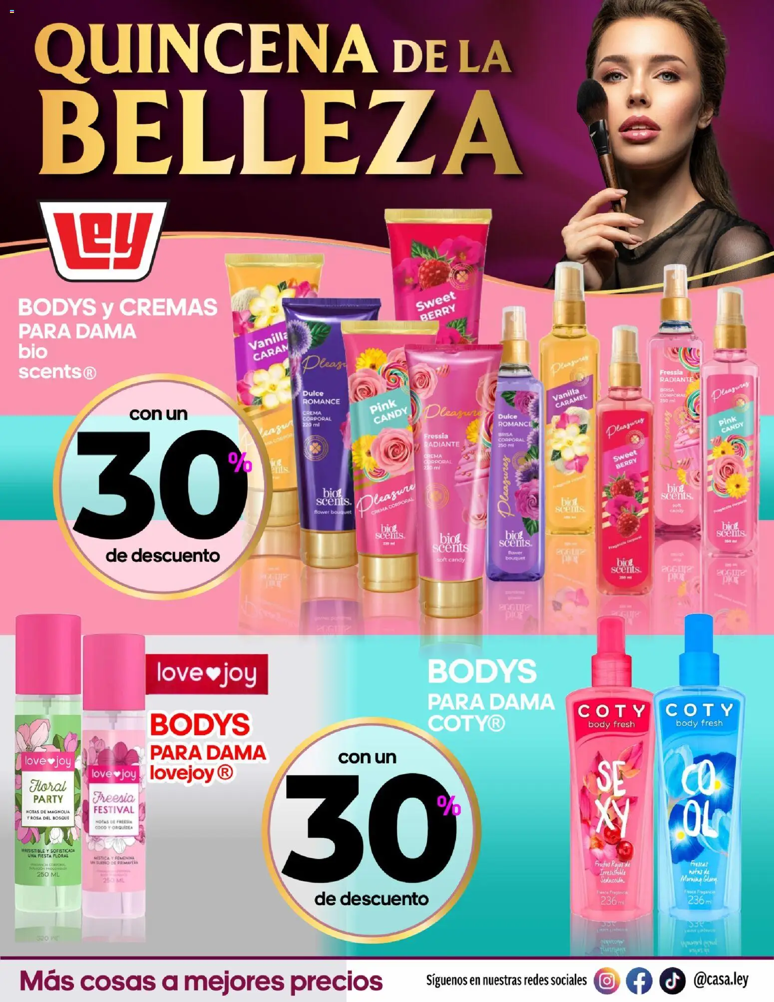 Nuevas ofertas de Casa Ley válidas en toda la República Mexicana desde el 15/07/2026. ¡Encuentra las mejores ofertas en Casa Ley folleto Quincena de la Belleza! | Página: 12