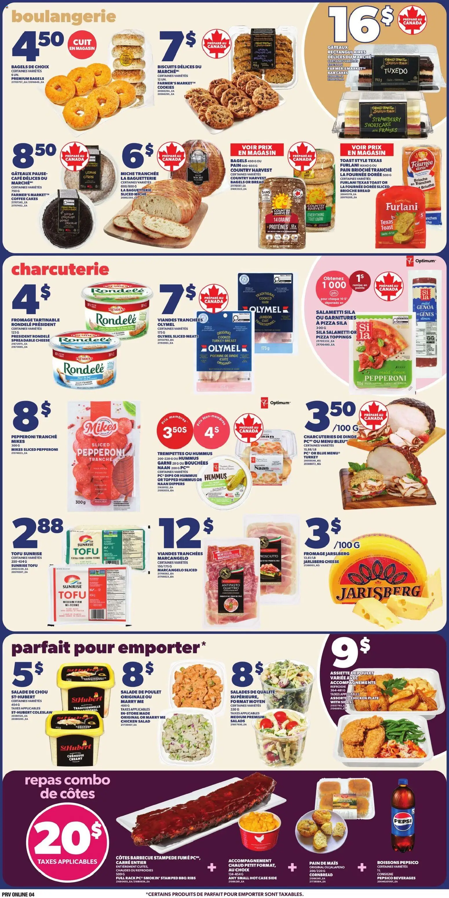 Provigo flyer valid from 21.05.2026 | Page: 5 | Products: Cookies, Cheese, Pizza, Chicken