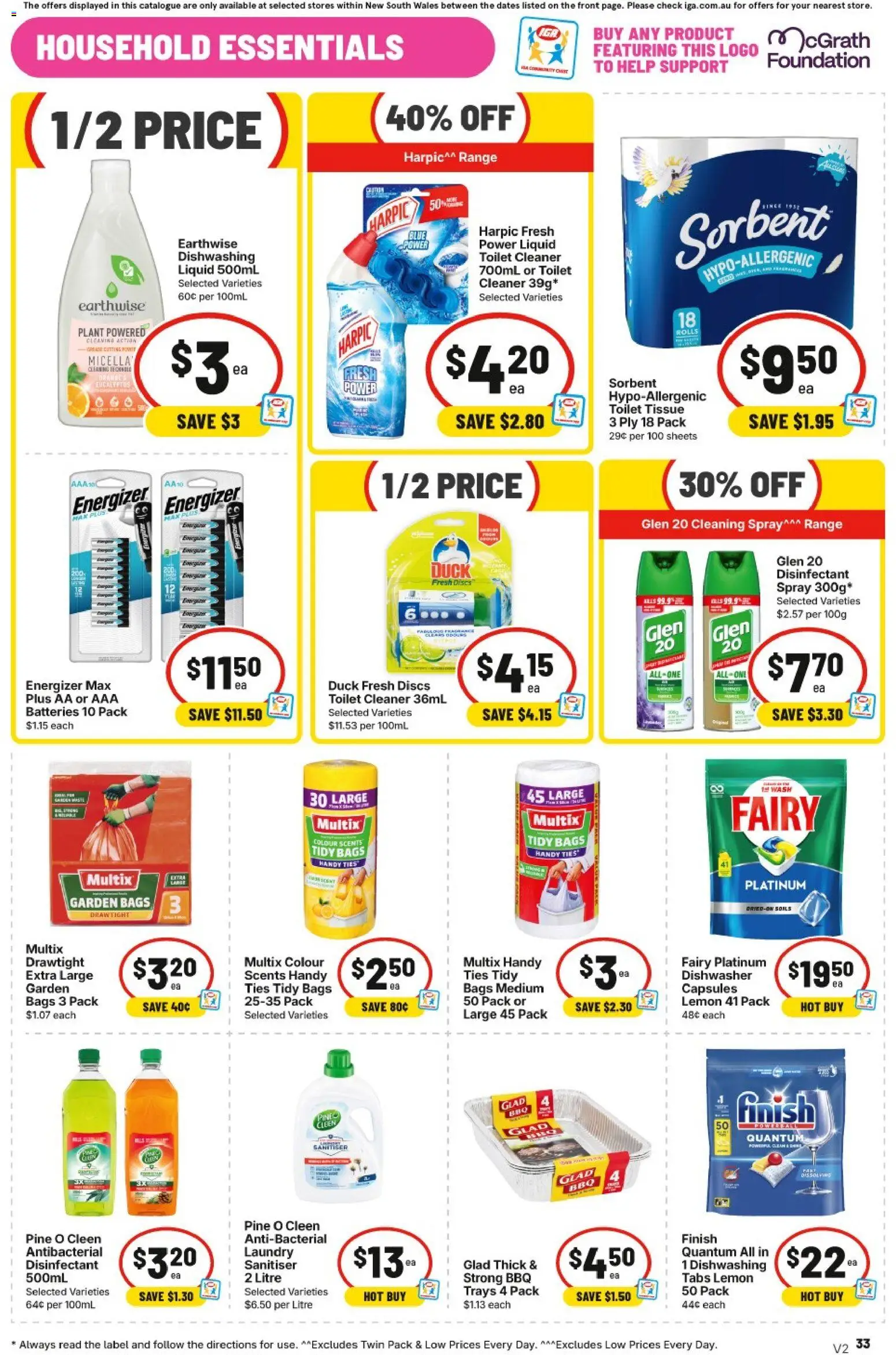 IGA catalogue - valid from 16/09/2026 | Page: 30 | Products: Toilet, Cleaner, Plant, Capsules