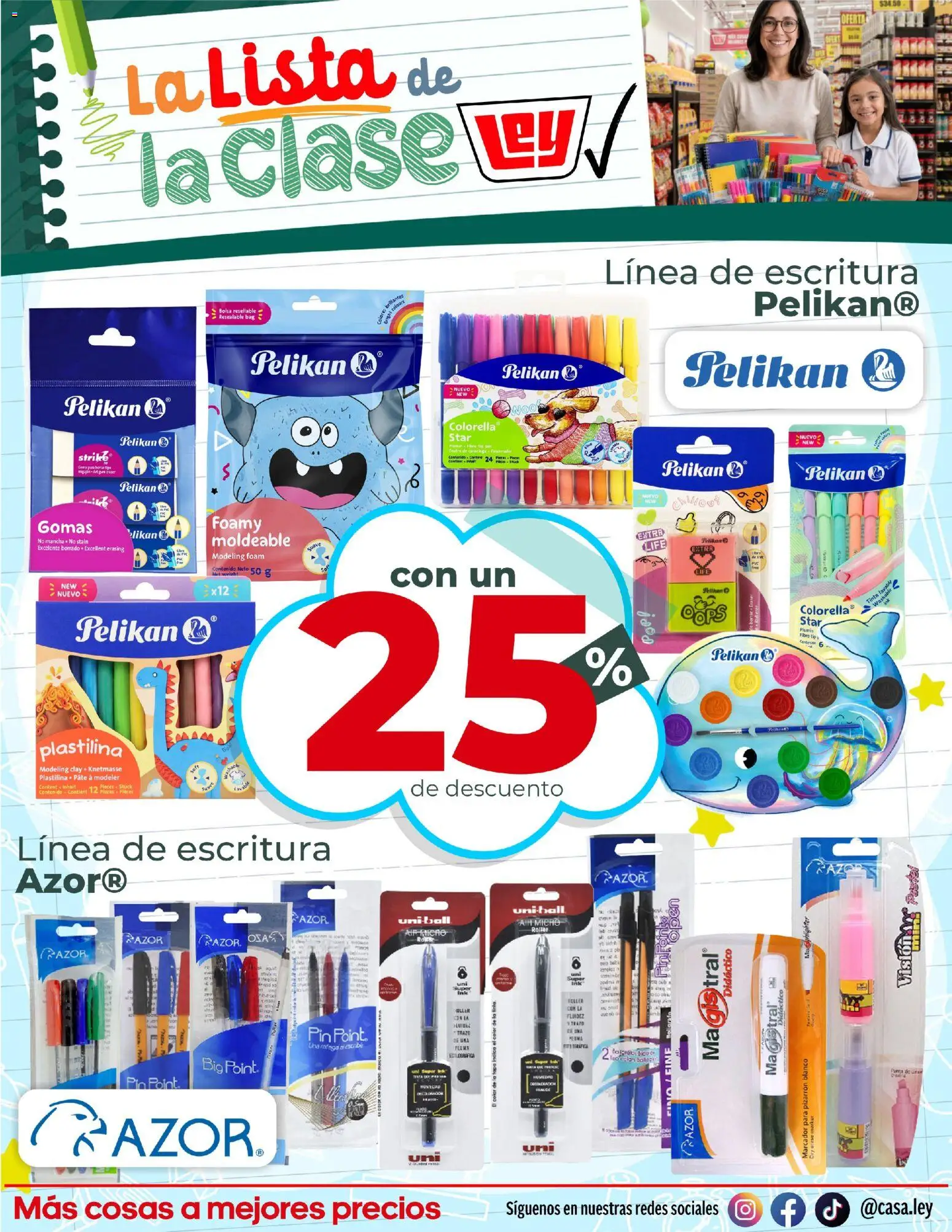 Nuevas ofertas de Casa Ley válidas en toda la República Mexicana desde el 01/08/2026. ¡Encuentra las mejores ofertas en Casa Ley folleto Regreso a clases - Interior 2026! | Página: 2 | Productos: Pizarrón