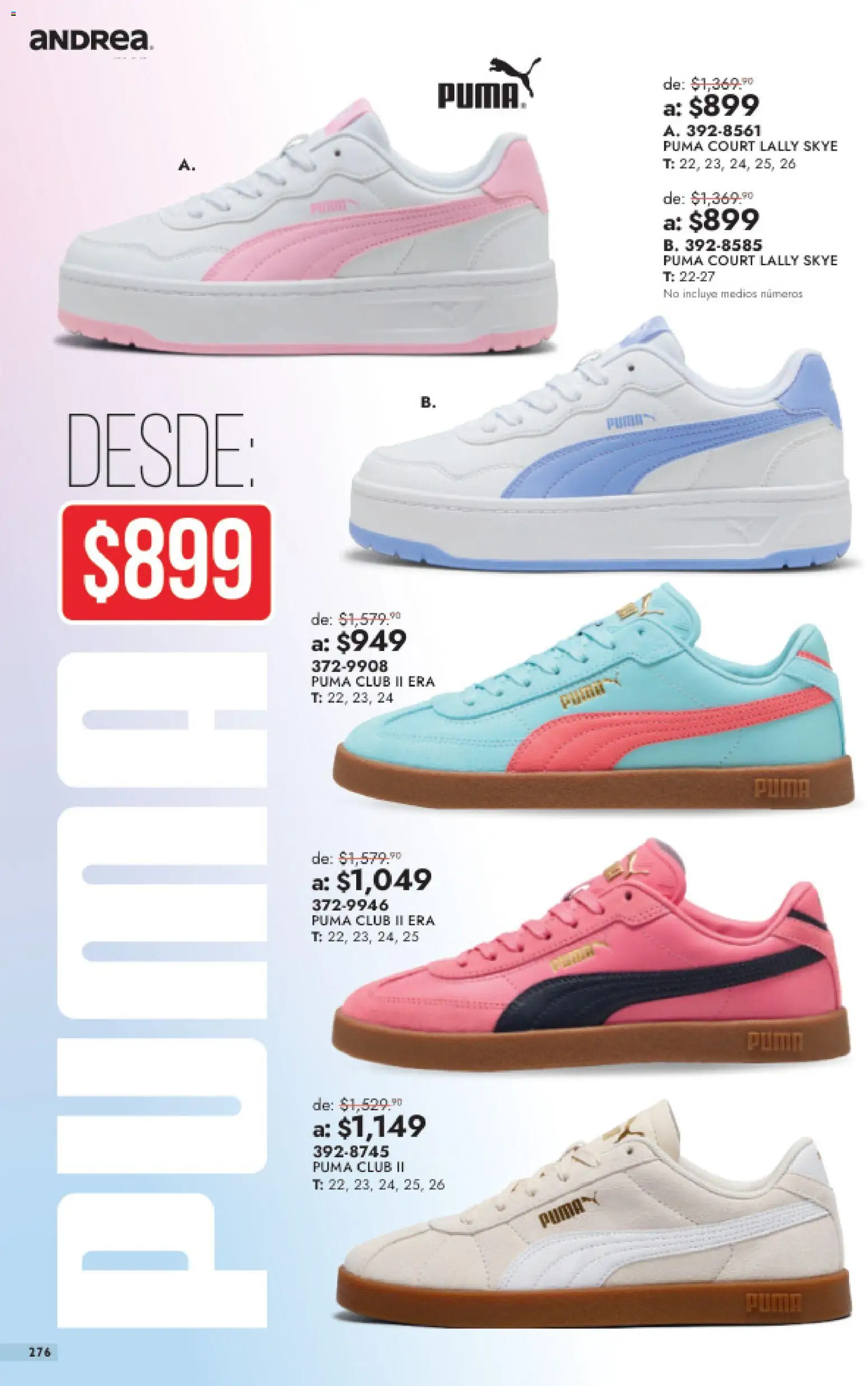 Nuevas ofertas de Andrea válidas en toda la República Mexicana desde el 26/07/2026. ¡Encuentra las mejores ofertas en Andrea catálogo Outlet! | Página: 276