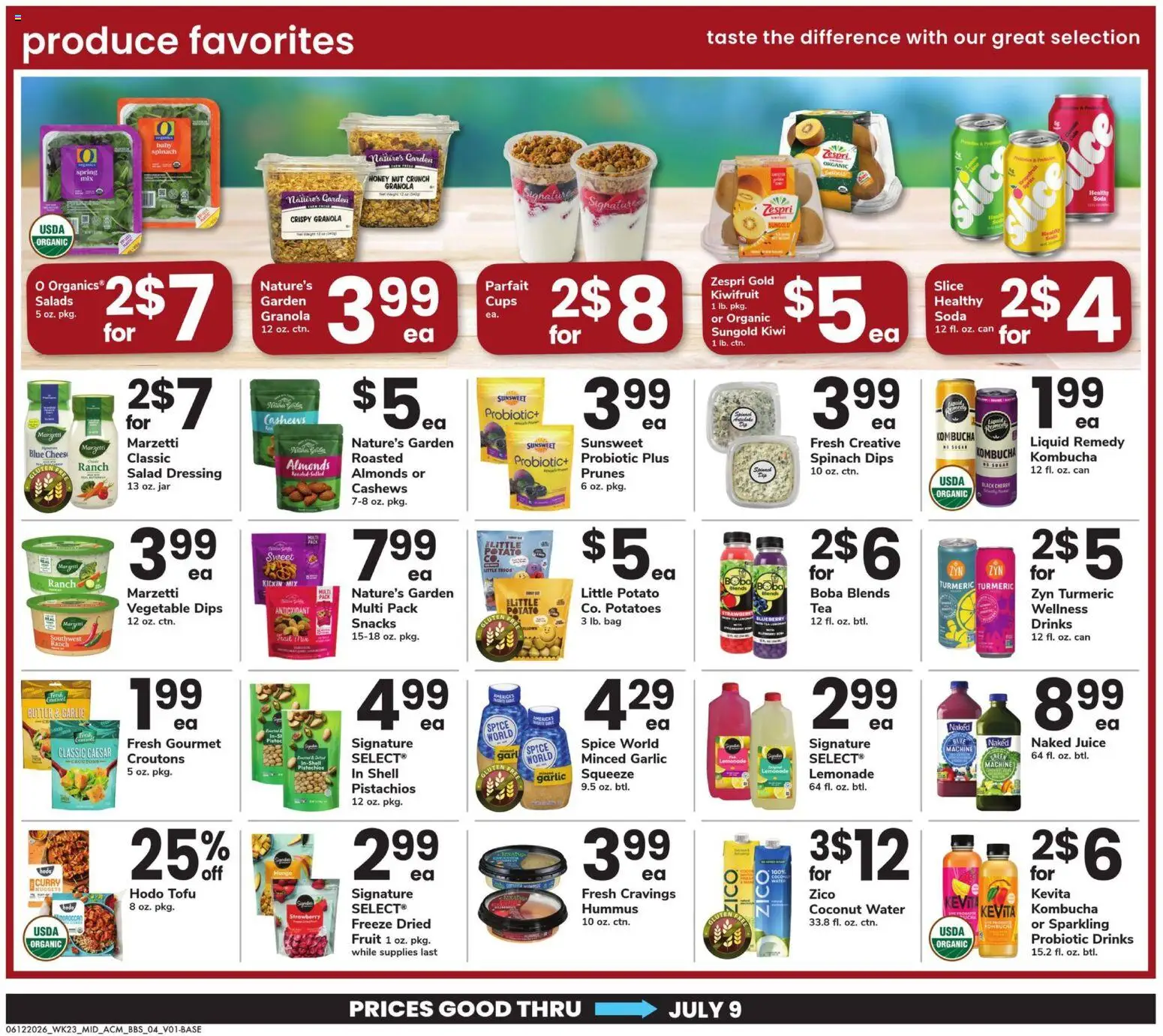 Acme Big Book of Savings - valid from 12.06.2026 | Page: 4 | Products: Spinach, Butter, Cheese, Garlic