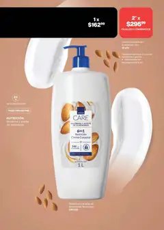 Vista previa de Crema corporal 6 en 1, Glicerina y aceite de almendras Nutrición. 3 variantes. 1 litro. 24h de humectación. Para todo tipo de piel., nuevo folleto de la tienda, válido en México a partir del 24.04.2026 | Página: 157