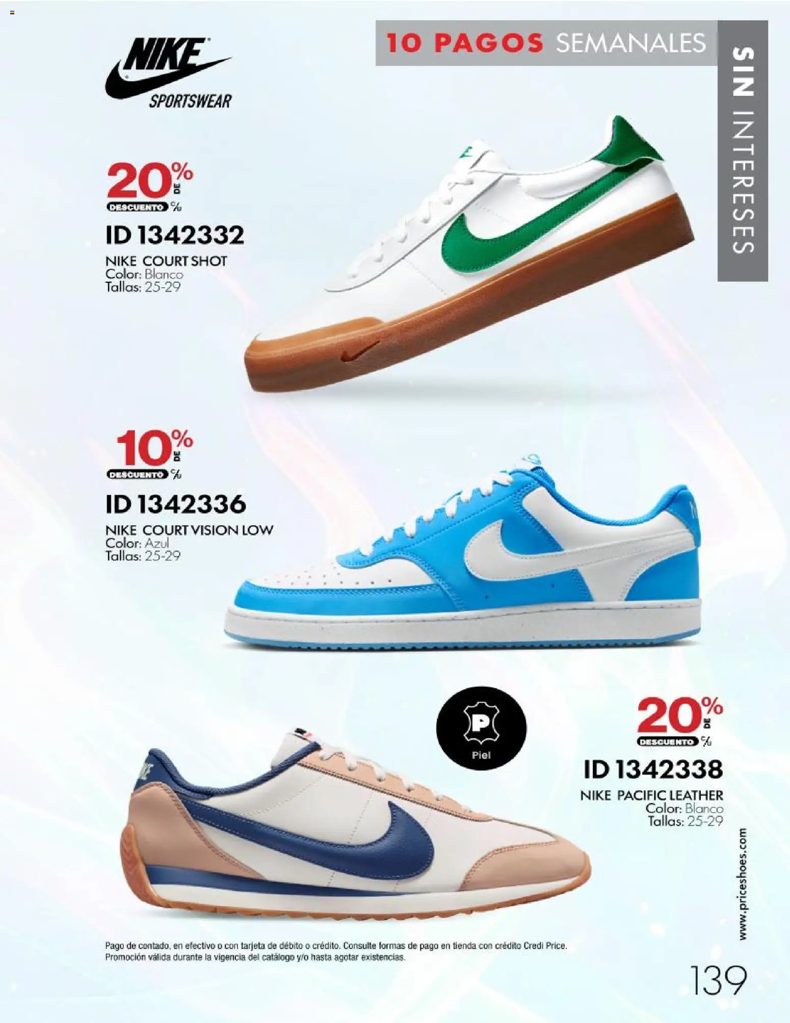 Nuevas ofertas de Price Shoes válidas en toda la República Mexicana desde el 28/10/2026. ¡Encuentra las mejores ofertas en Price Shoes catálogo 10 pagos sin intereses! | Página: 139
