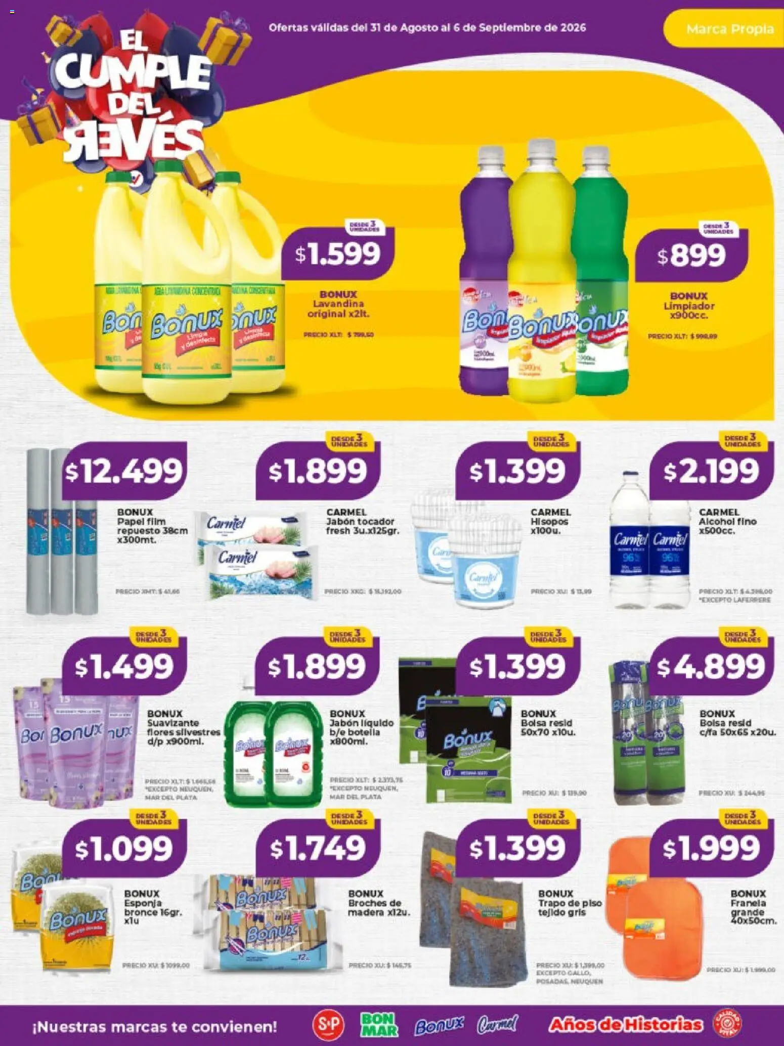Vital - Especial nuestras marcas │ válido desde el 31/08/2026 | Página: 3 | Productos: Jabón líquido, Alcohol, Té, Limpiador