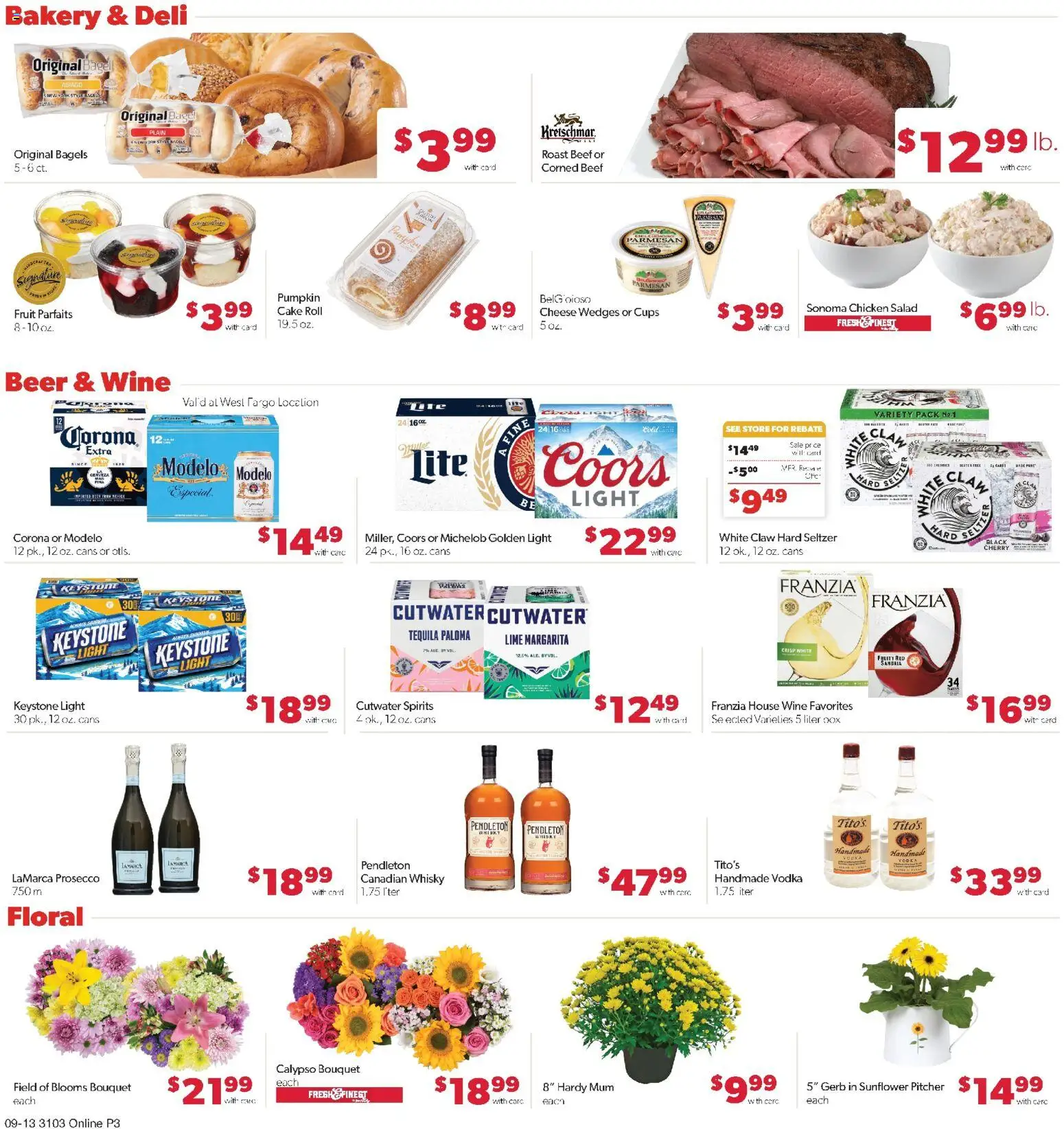 Family Fare Weekly Ad - ND - valid from 09/13/2026 | Page: 7 | Products: Bakery, Beef, Lime, Pumpkin