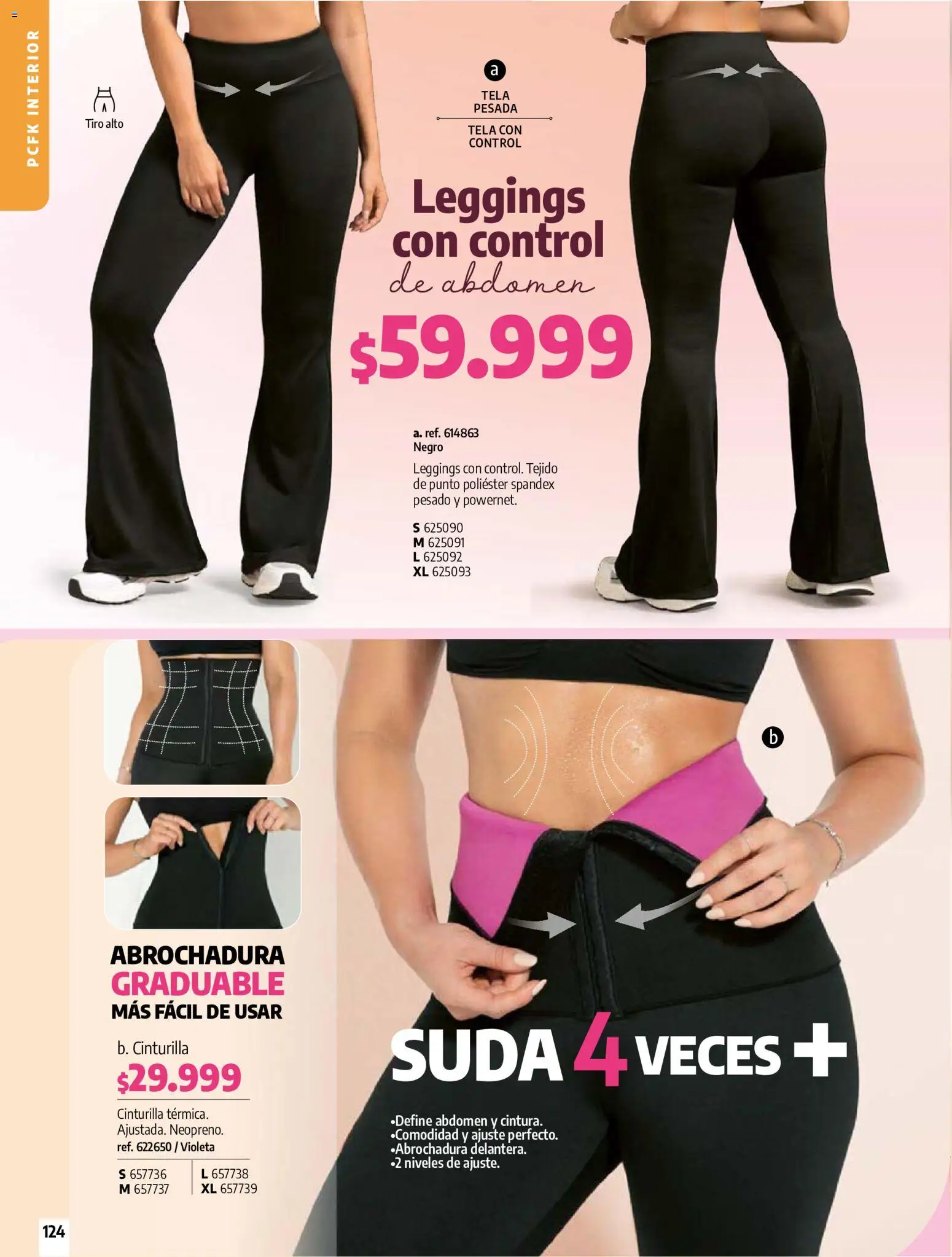 Pacifika revista - valida desde el 21/07/2026 | Página: 123 | Productos: Leggings
