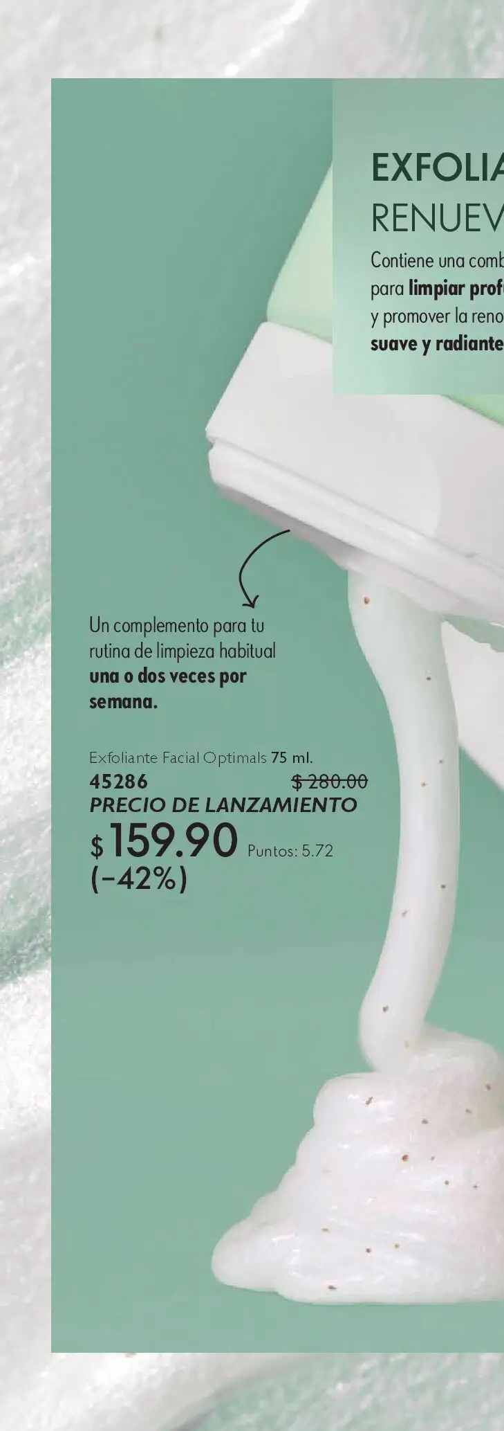 Nuevas ofertas de Oriflame válidas en toda la República Mexicana desde el 09.05.2026. ¡Encuentra las mejores ofertas en Oriflame campaña 7 2026! | Página: 60 | Productos: Serum, Agua, Delineador de ojos, Delineador