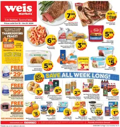 Preview of Weis weekly ads valid from 10/15/2026