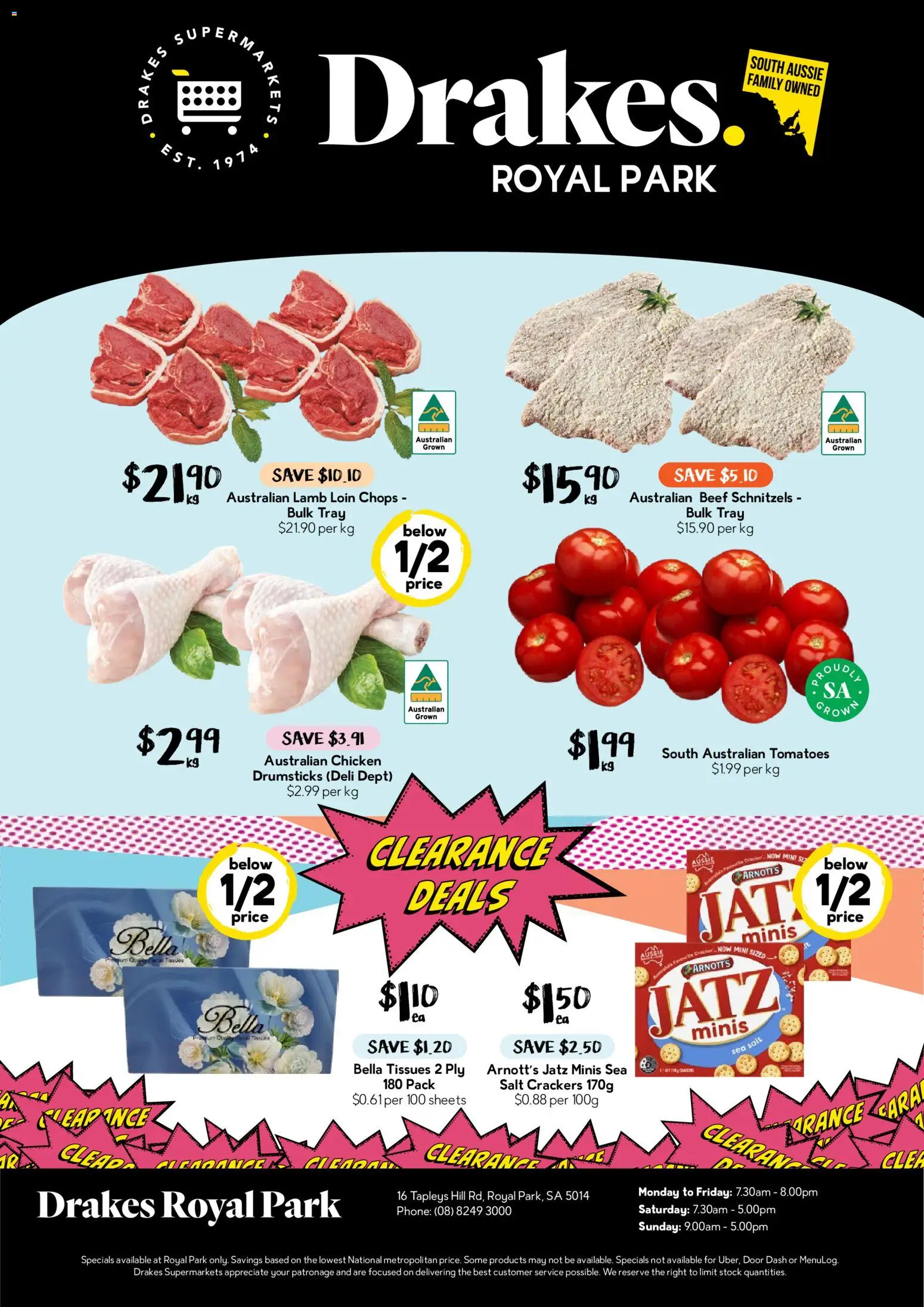 Drakes catalogue - valid from 22/07/2026 | Page: 2 | Products: Crackers, Chicken, Tomatoes, Salt