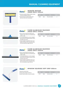 Preview of Clark Rubber Catalogue  - valid from 05.05.2025 | Page: 17 | Products: Ergonomic, Shower, Window, Water