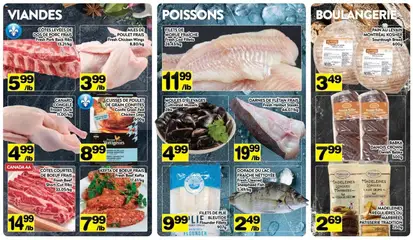 Preview of Pa Supermarché weekly flyer / circulaire from shop Pa Supermarché valid from Jul 6, 2026 | Page: 4 | Products: Fish, Beef, Bread, Chicken