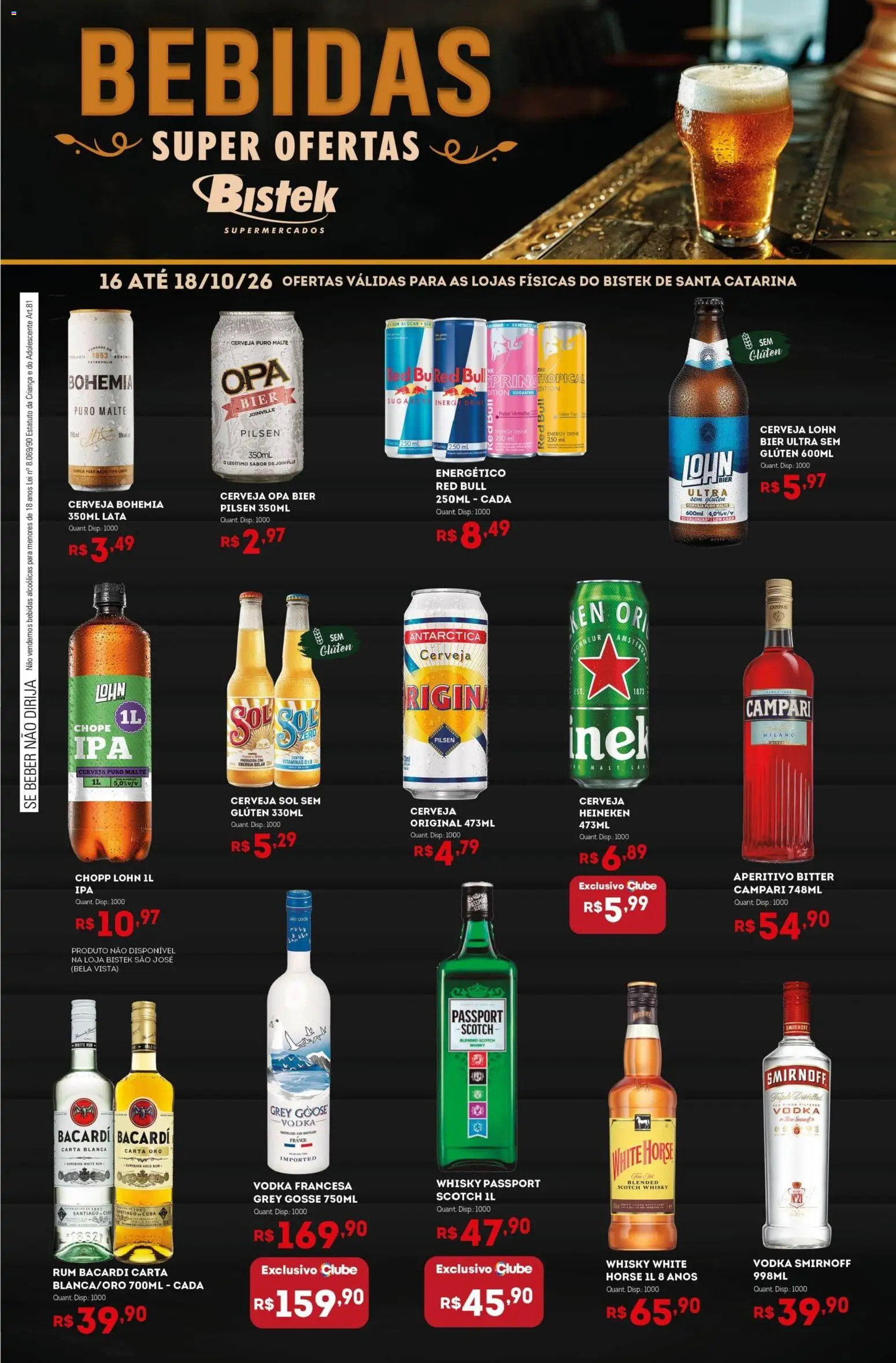 Bistek Supermercados Folheto - válido de 16/10/2026 | Página: 1