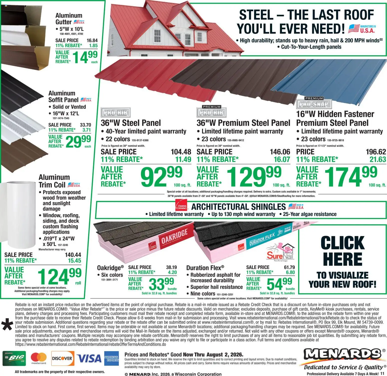 Menards Weekly Ad - valid from 07/23/2026 | Page: 17 | Products: Fastener, Trim, Box, Date