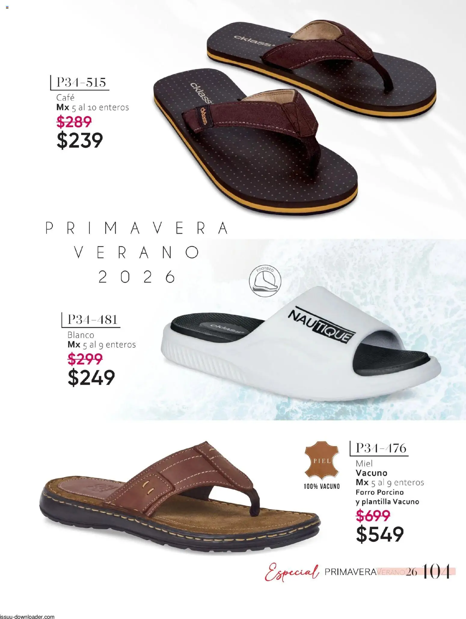 Nuevas ofertas de Cklass válidas en toda la República Mexicana desde el 26/01/2026. ¡Encuentra las mejores ofertas en Cklass catálogo Especial Calzado! | Página: 105 | Productos: Café