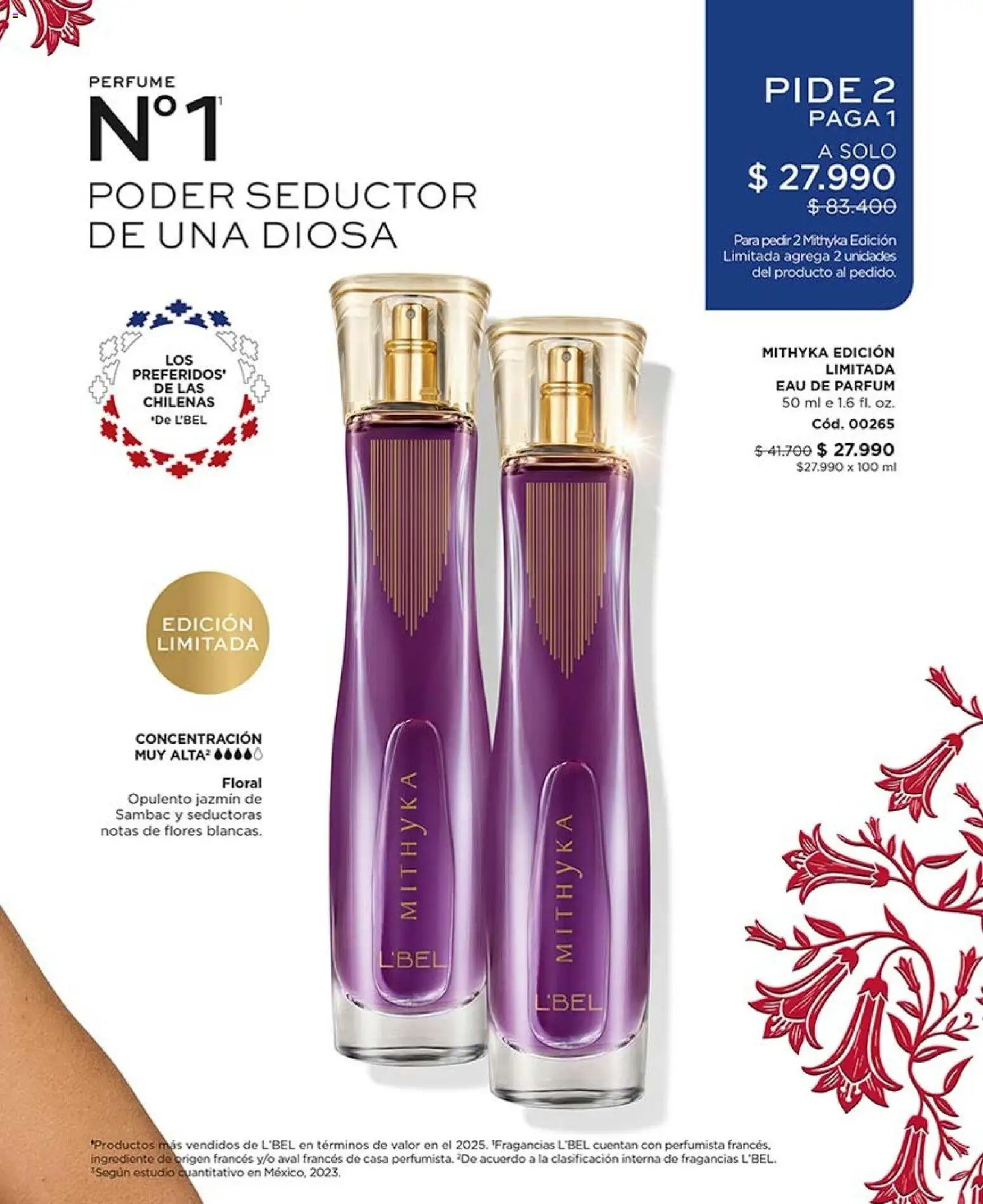 Catálogo L'Bel Campaña 13 │ válido desde el 27.07.2026 | Página: 3 | Productos: Flores, Perfume