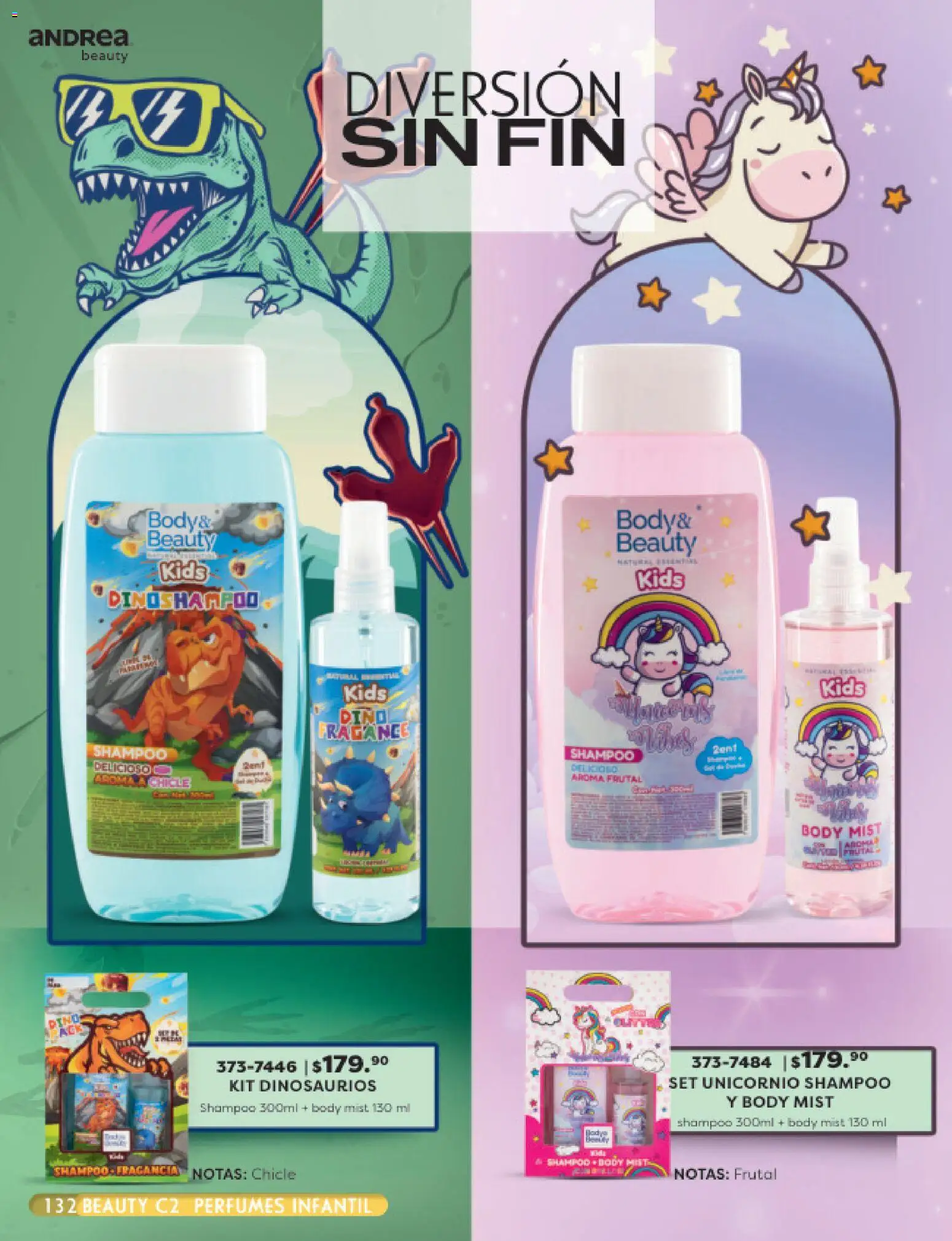 Nuevas ofertas de Andrea válidas en toda la República Mexicana desde el 24.05.2026. ¡Encuentra las mejores ofertas en Andrea catálogo Beauty! | Página: 132 | Productos: Chicle, Body, Fragancia