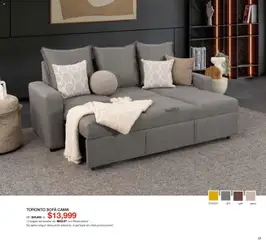 Vista previa de Muebles Dico catálogo, nuevo folleto de la tienda, válido en México a partir del 01/06/2026 | Página: 17 | Productos: Mostaza, Sofá, Café, Cama
