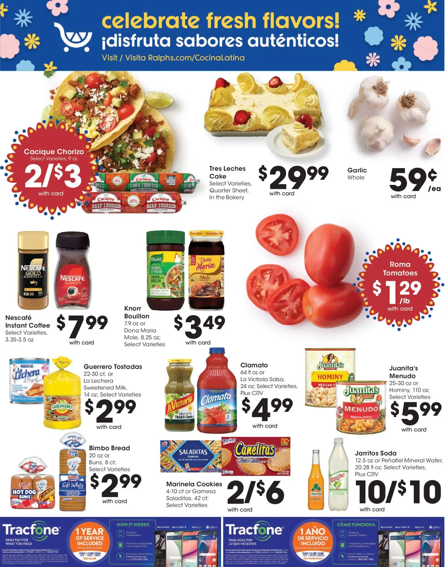 Ralphs Weekly Ad - valid from 09/30/2026 | Page: 14 | Products: Bread, Pork, Cake, Garlic